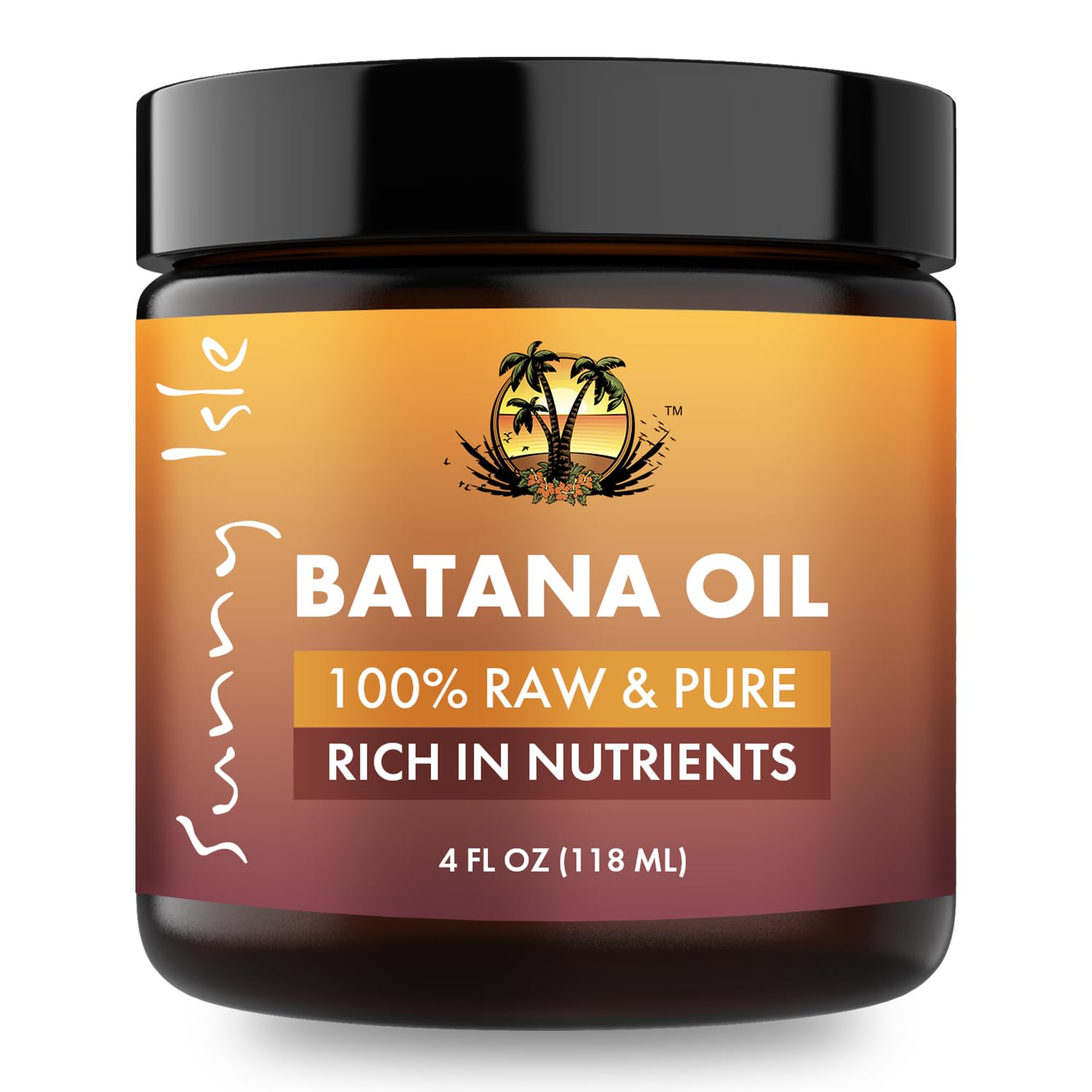 Sunny Isle 100% Raw Pure Batana Oil | for Hair Growth From Honduras | Promotes