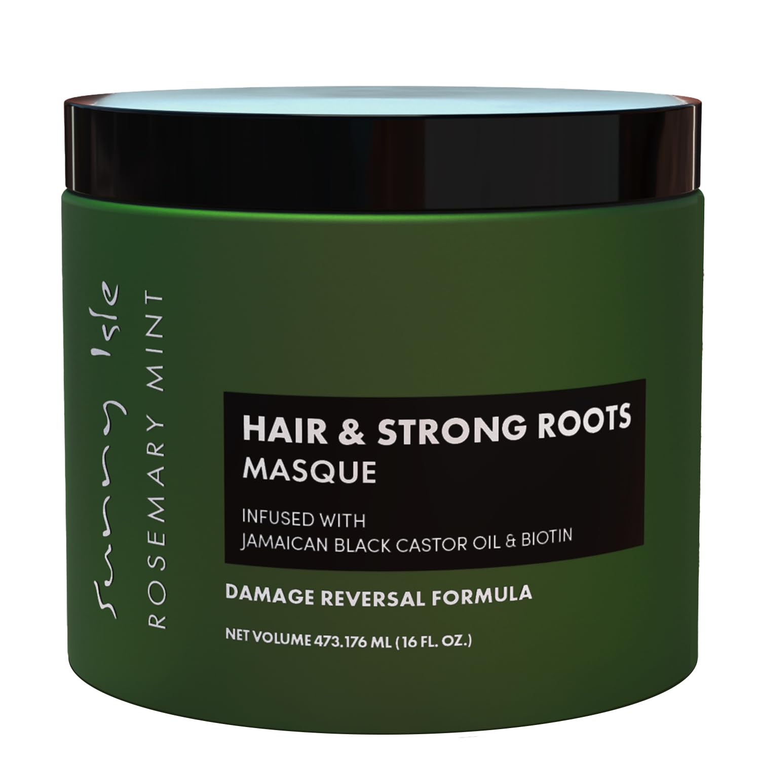 Sunny Isle Rosemary Mint Hair and Strong Roots Masque | Infused With Biotin and