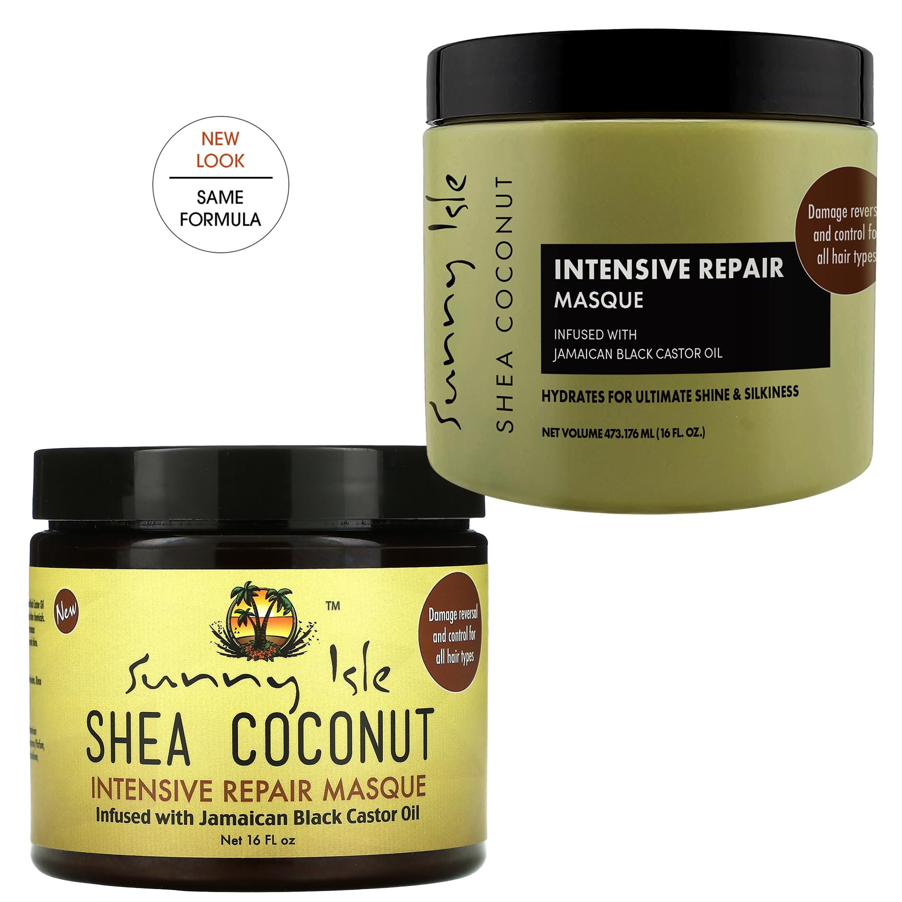 Sunny Isle Shea Coconut Intensive Repair Masque | Jamaican Black Castor Oil
