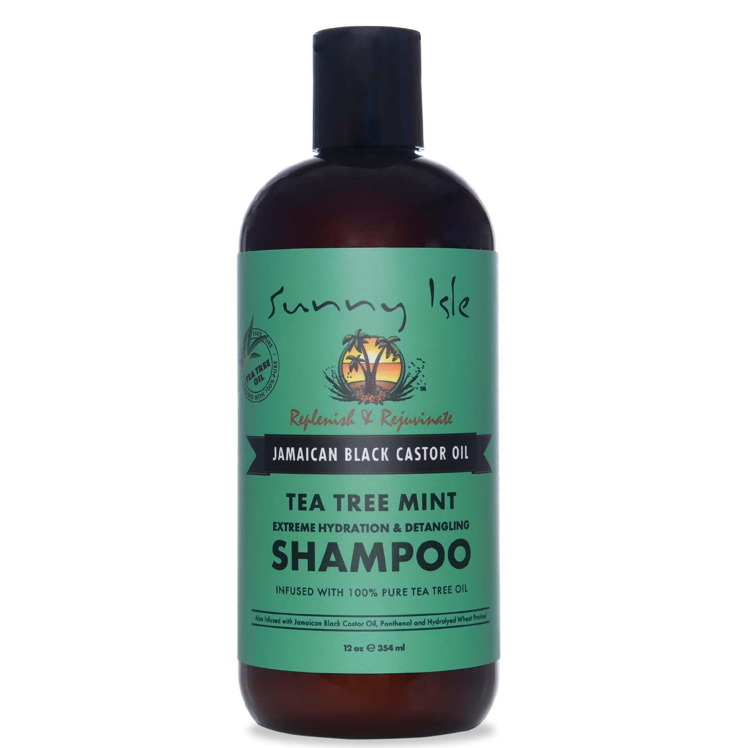 Sunny Isle Jamaican Black Castor Oil Tea Tree Mint Shampoo | Extreme Hydration