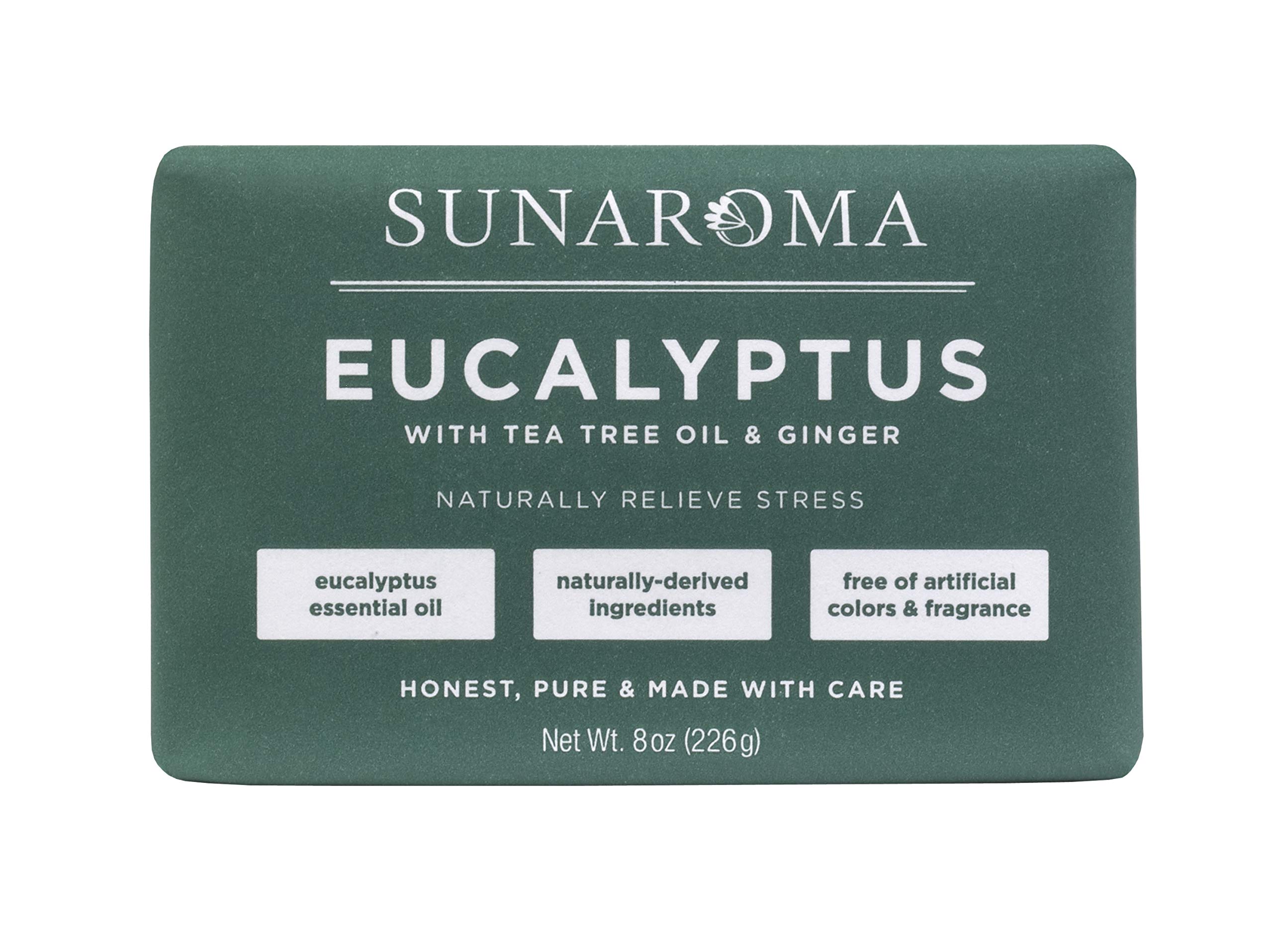 Sunaroma Eucalyptus With Tea Tree Oil Ginger Soap