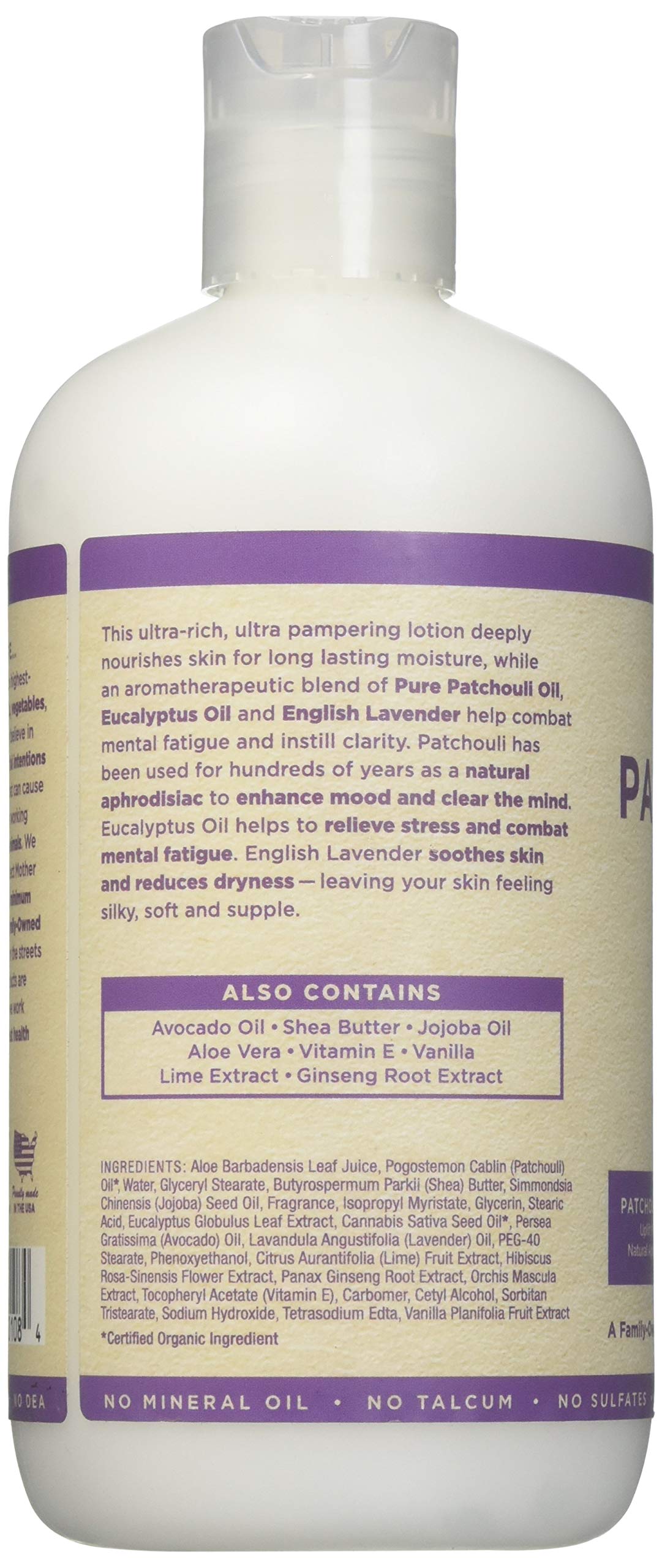 Sunaroma Lotion Body Patchouli Oil 384 Ml (13 Oz) - Thumbnail 2