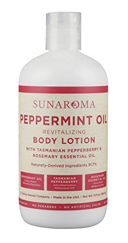 Sunaroma Lotion Body Peppermint Oil 384 ml (13 oz) - Thumbnail 2