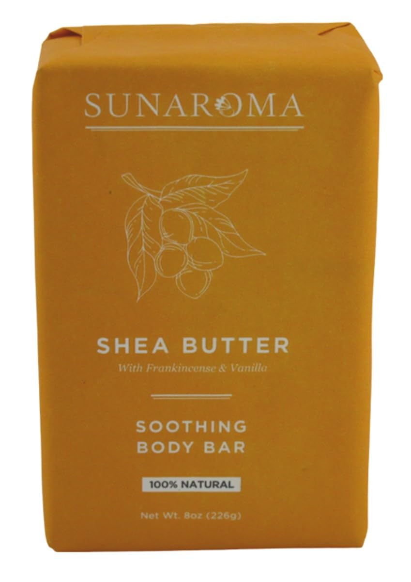 Sunaroma Soap Bar Shea Butter 8 oz