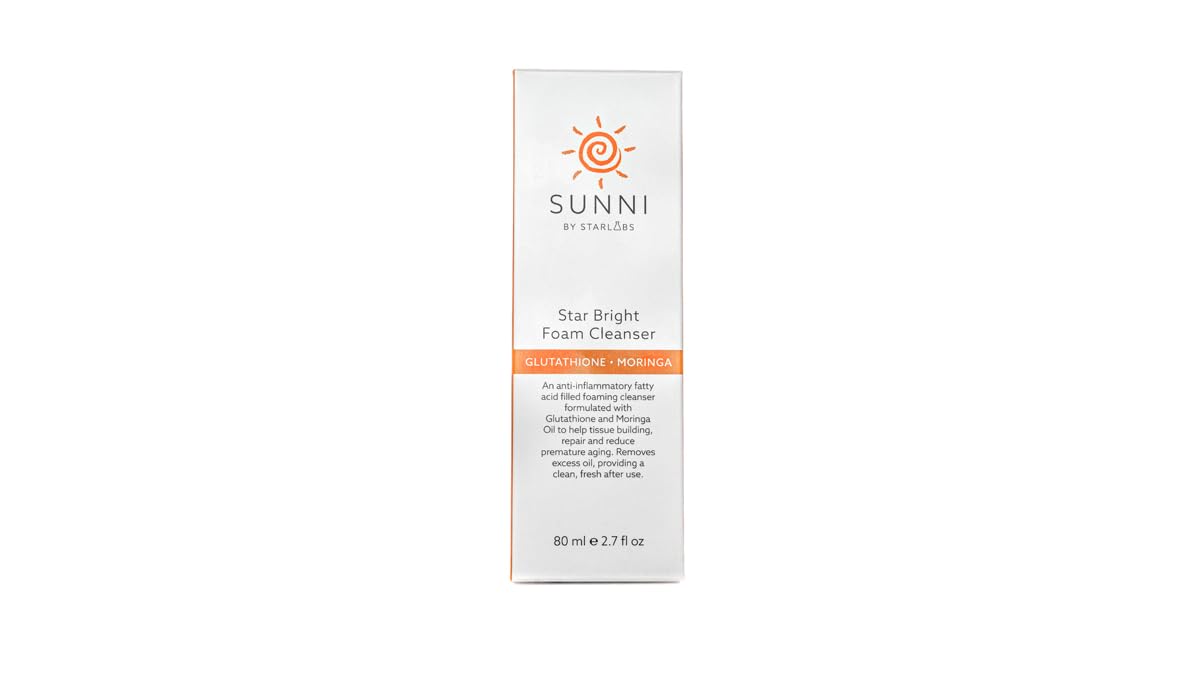 Hansi Naturals Korean Sunni Star Bright Foam Cleanser 2.7fl Oz. Glutathione - Thumbnail 3