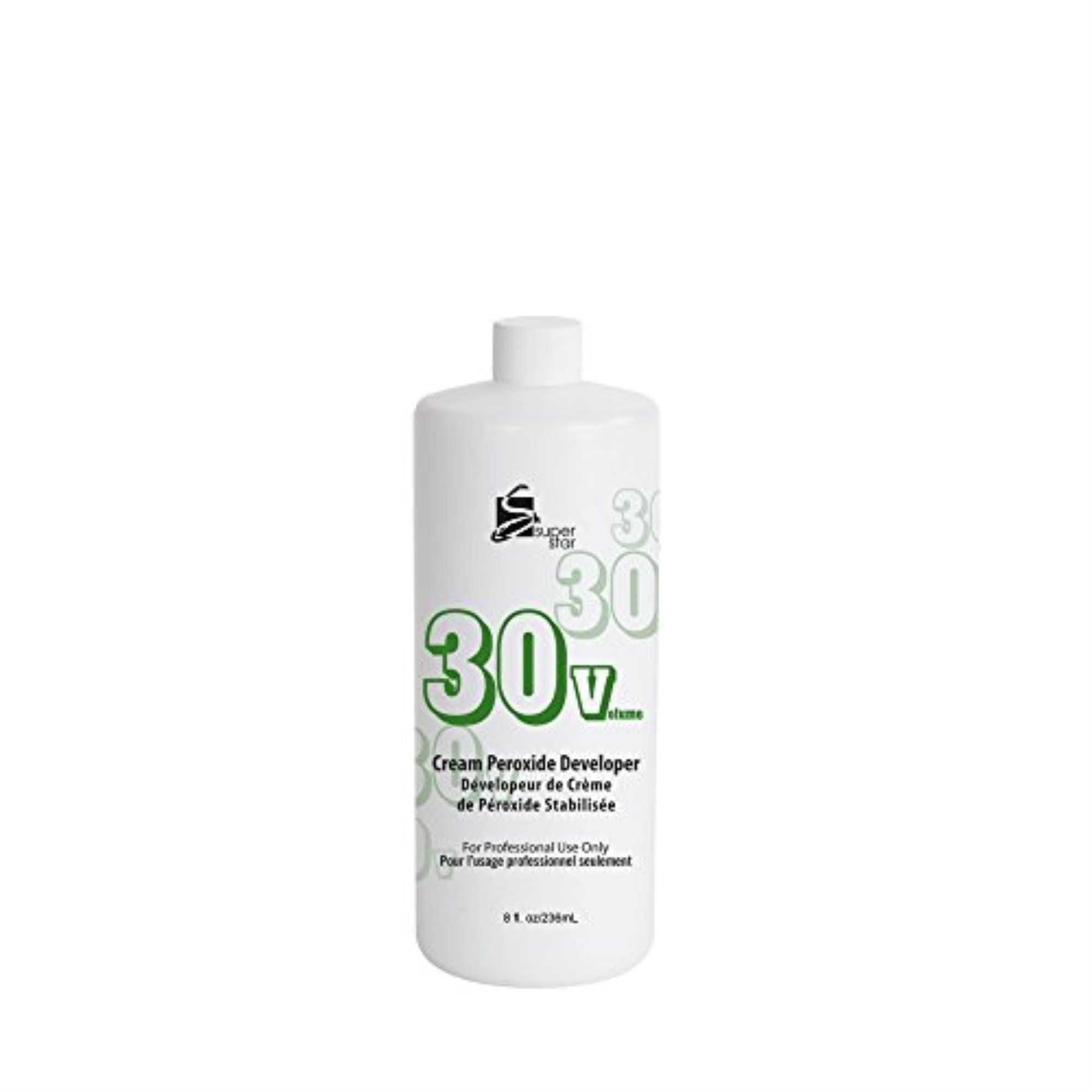 Super Star Cream Peroxide Developer 30 Volume 8 oz