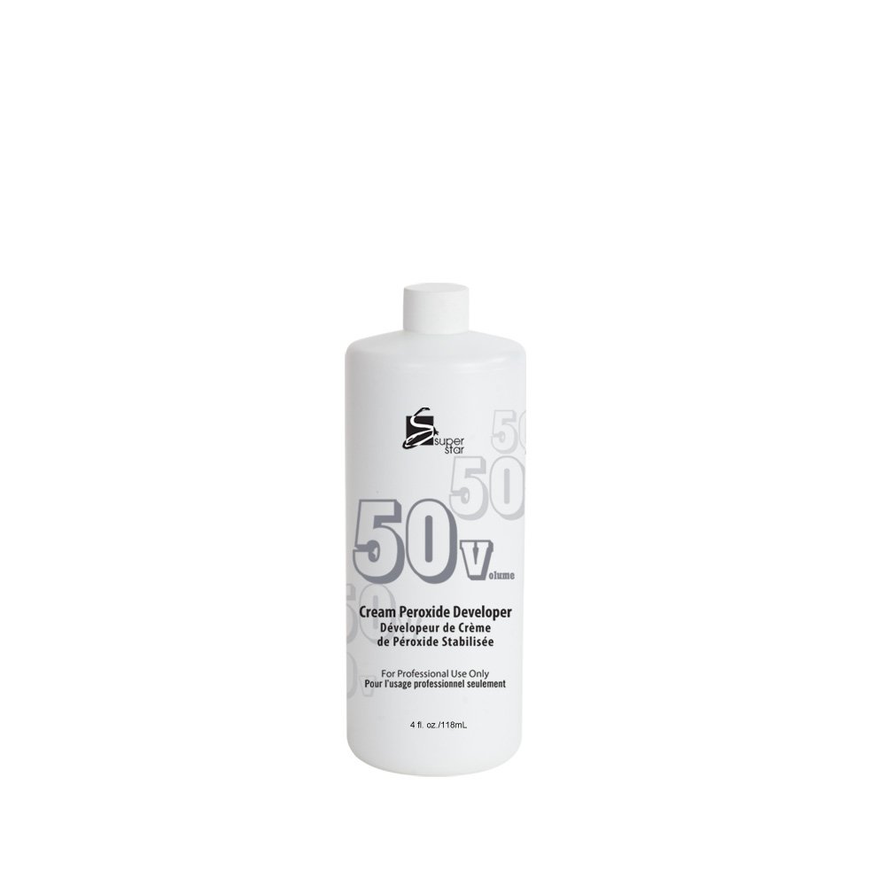 Super Star 50 Volumes Cream Peroxide Developer 4 oz
