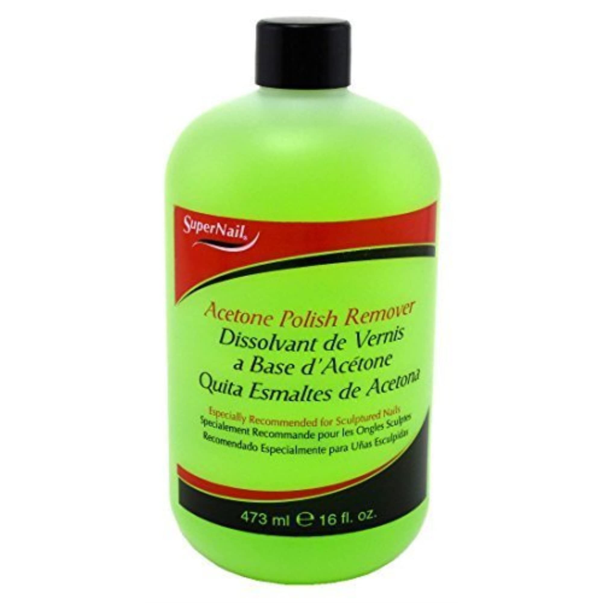 Super Nail Acetone Polish Remover Clear 16 Fl Oz