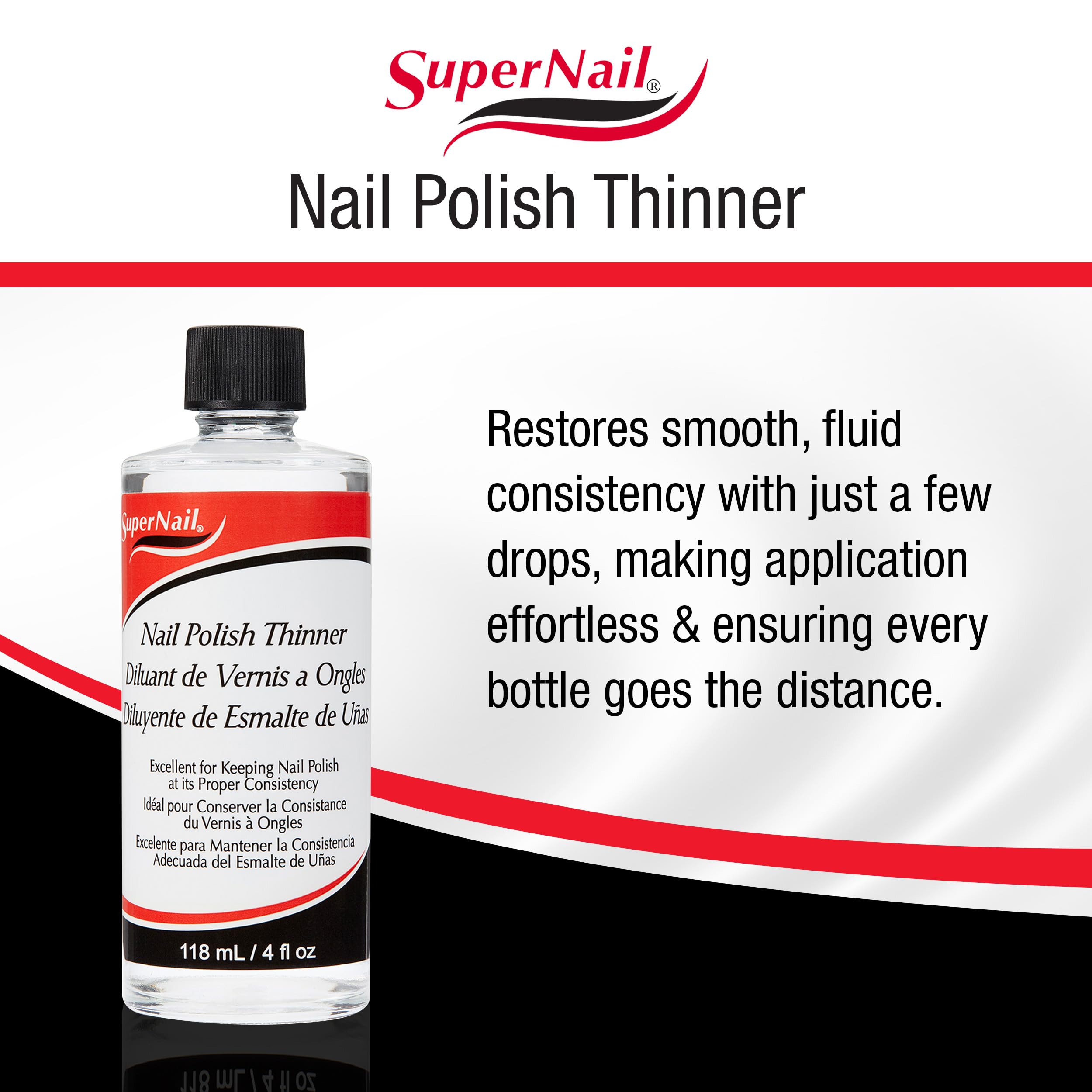 Supernail Polish Thinner 4 Fl Oz 118 ml - Thumbnail 3