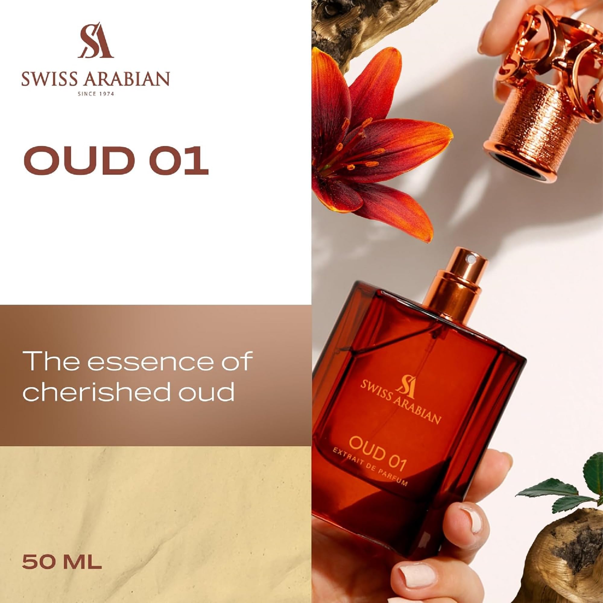 SWISS ARABIAN OUD 01(U)EXTRAIT DE PARFUM SP 1.7oz