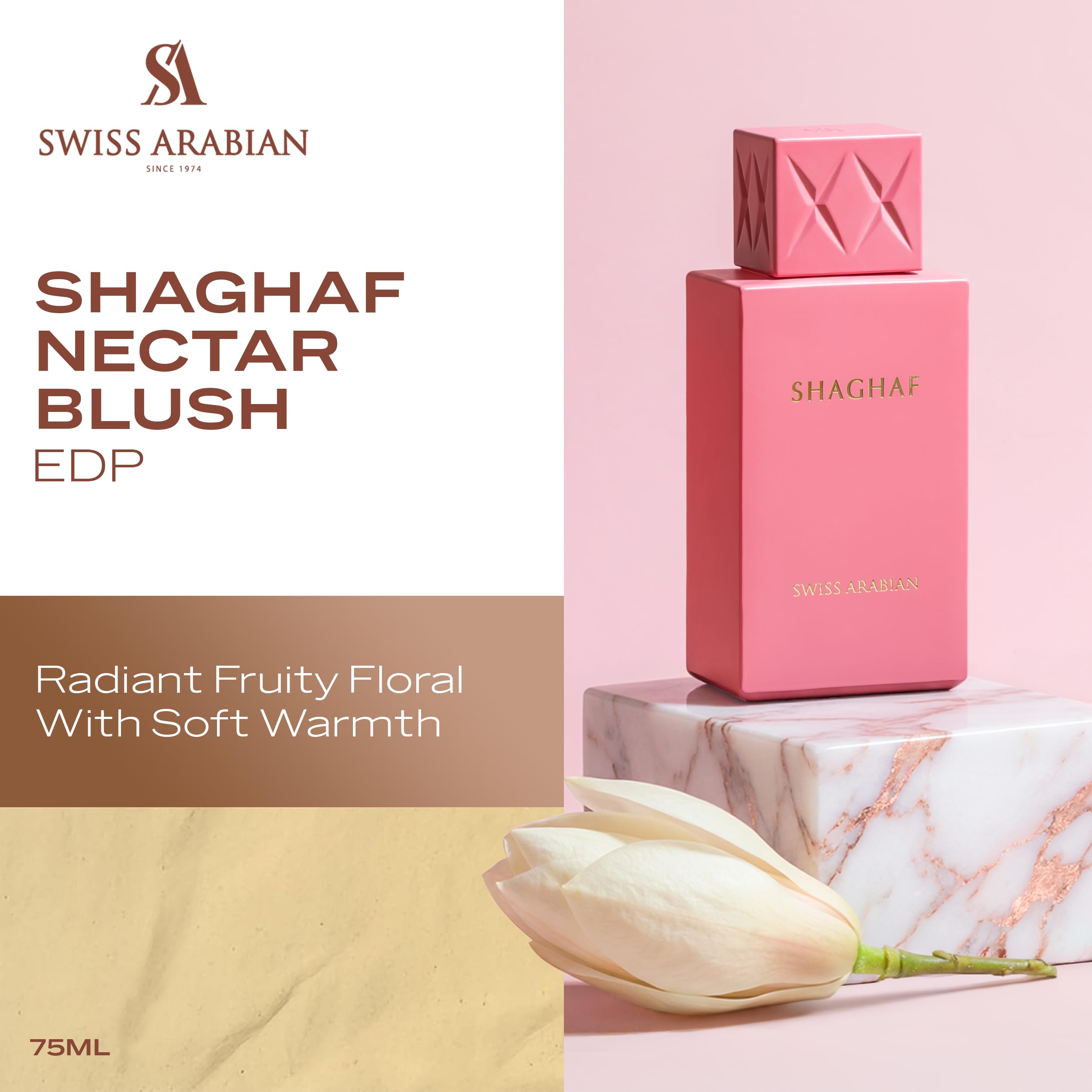 Swiss Shaghaf Nectar Blush 2.5 U United Arab Emir. 36pcs Bybox EDP - Thumbnail 2