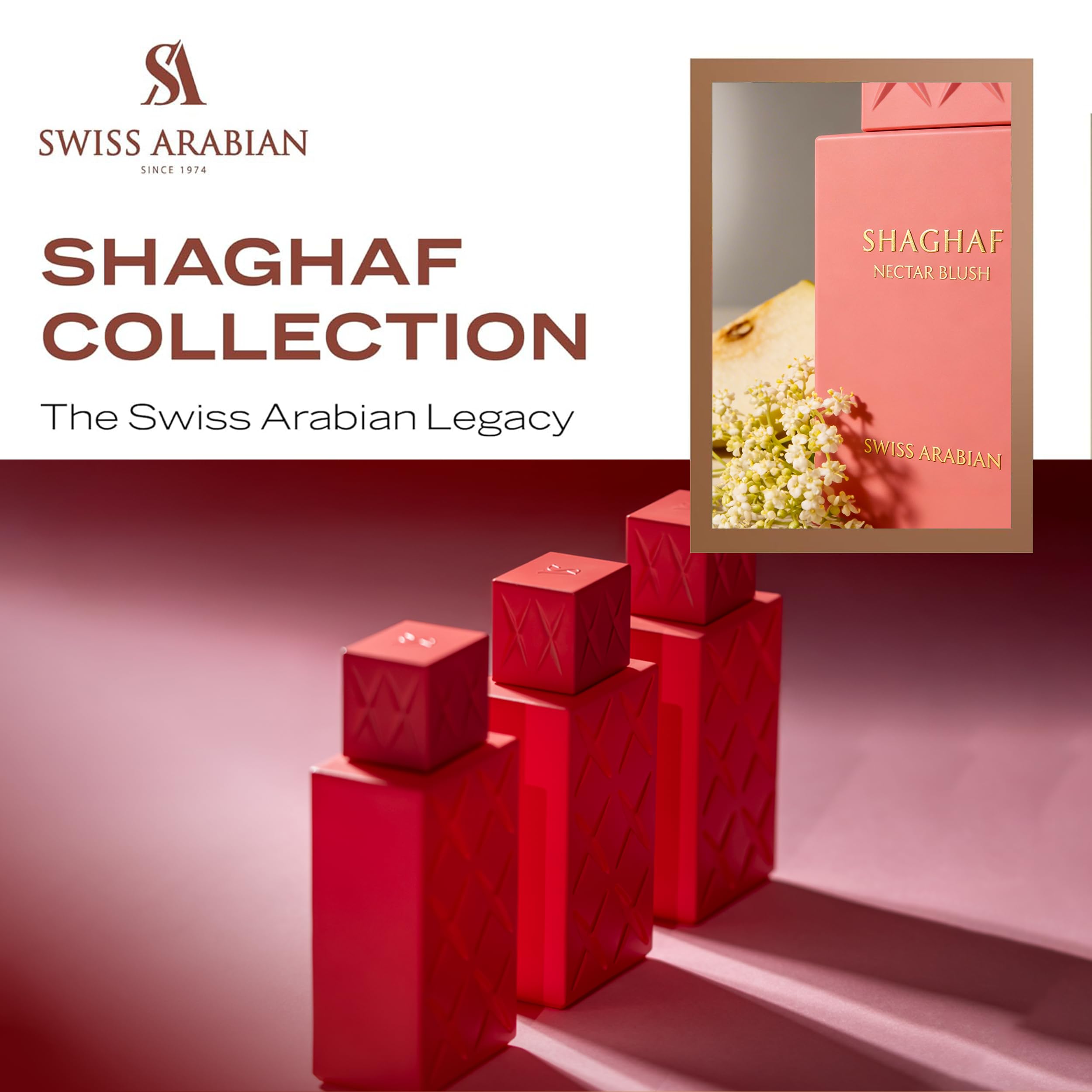 Swiss Shaghaf Nectar Blush 2.5 U United Arab Emir. 36pcs Bybox EDP - Thumbnail 3