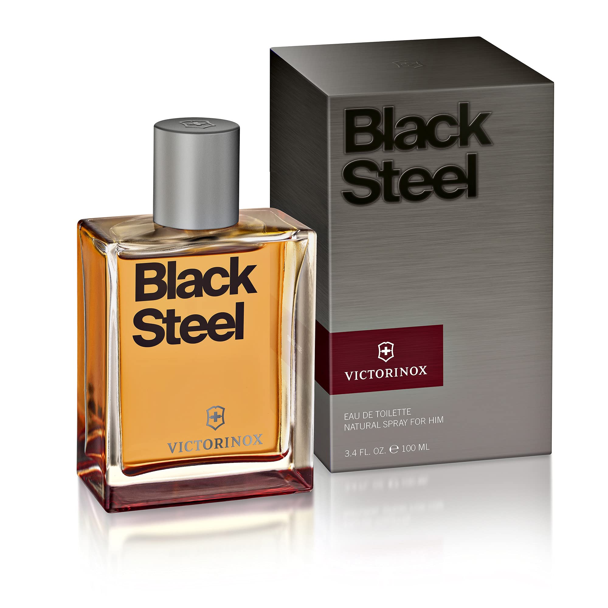 Swiss Army Black Steel 3.4 M Switzerland 1pcs Bybox EDT - Thumbnail 1