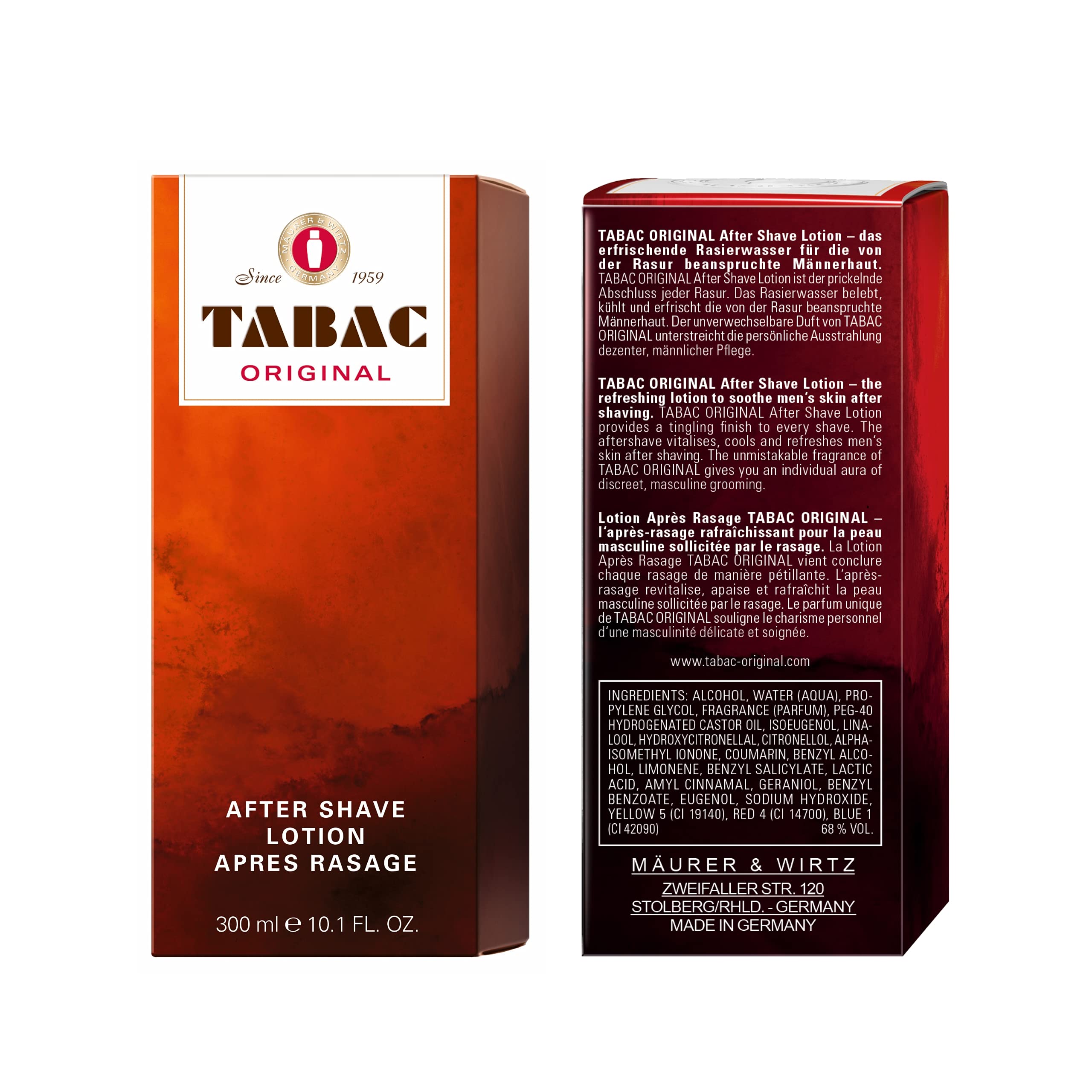 [After Shave] Tabac 10.0 After Shave Germany 9pcs Bybox