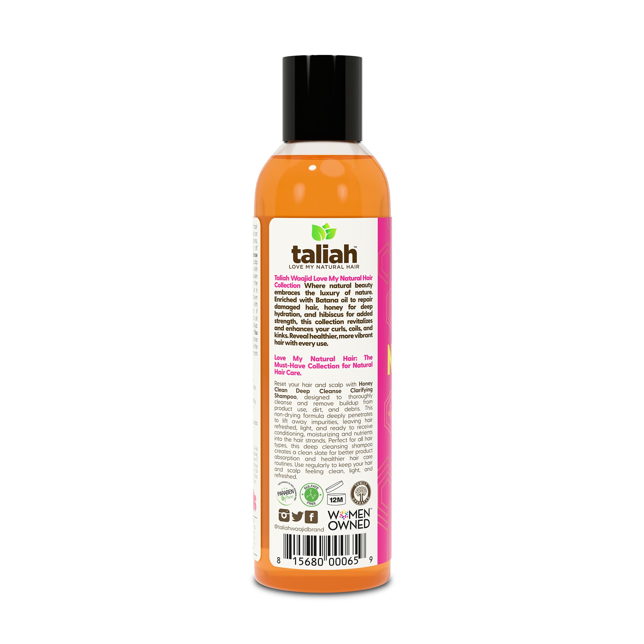 Taliah Waajid Love My Natural Hair Honey Clean Deep Cleanse Clarifying Shampoo - Thumbnail 3