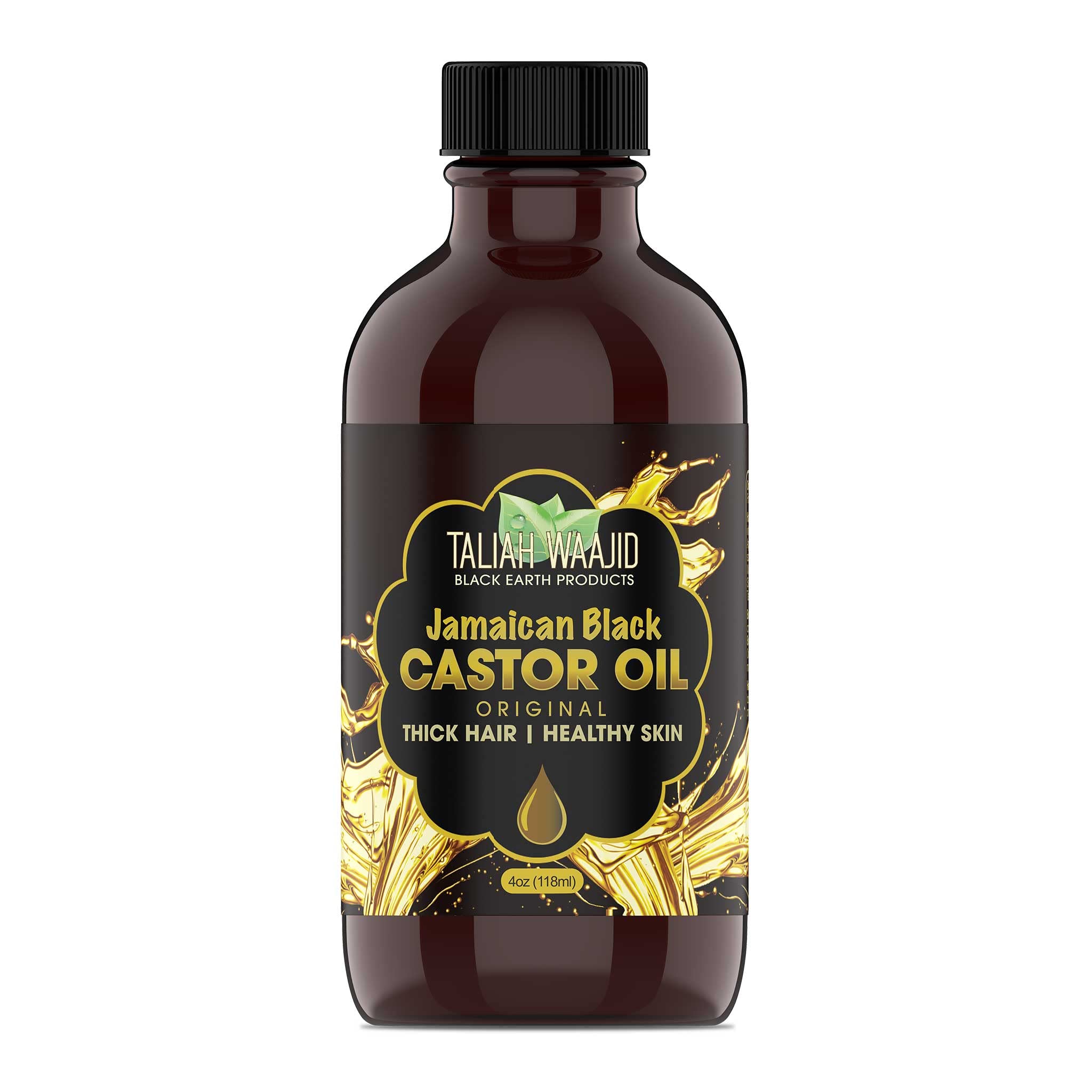 Taliah Waajid Black Earth Products Jamaican Black Castor Oil Original 4 oz - Thumbnail 3