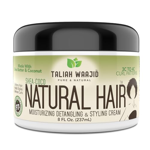 Taliah Waajid Shea Coco Natural Hair Style Cream for 3c 4c Hair 8 oz - Thumbnail 2