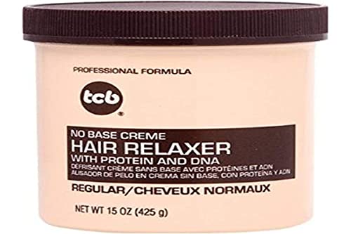 Tcb No Base Creme Hair Relaxer Regular 15 oz - Thumbnail 2