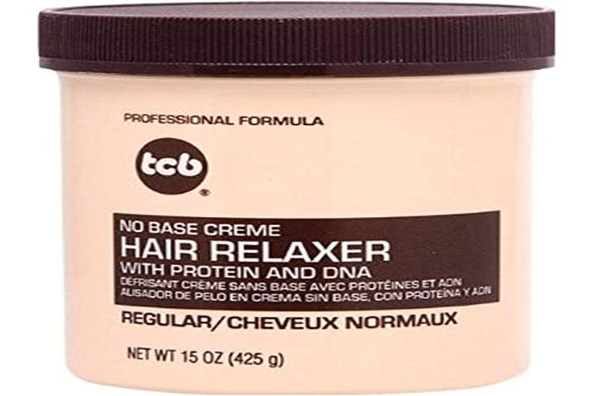 Tcb No Base Creme Hair Relaxer Regular 15 oz