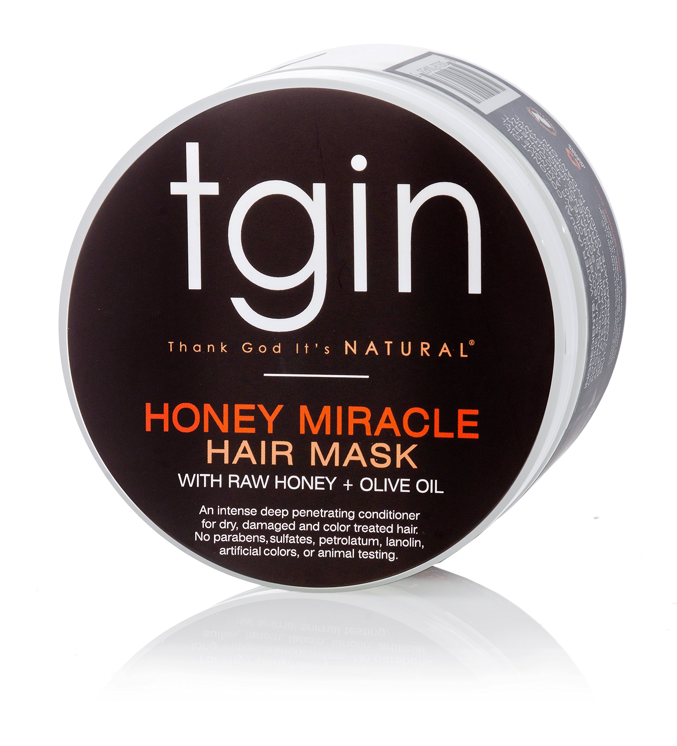 Tgin Honey Miracle Hair Mask for Natural Dry Curly Type 3c and 4c Hair Deep
