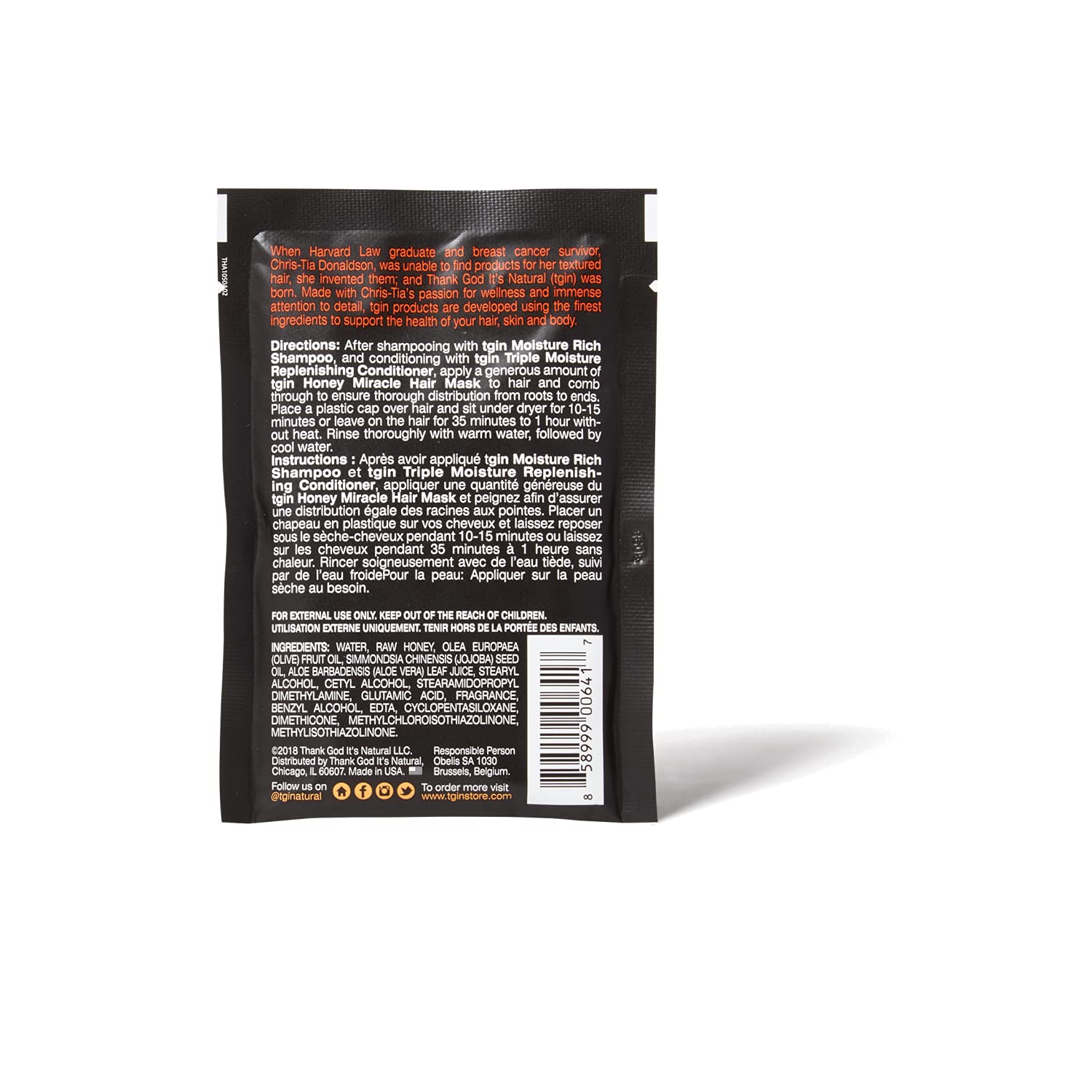 Honey Miracle Hair Mask Packette - Thumbnail 2