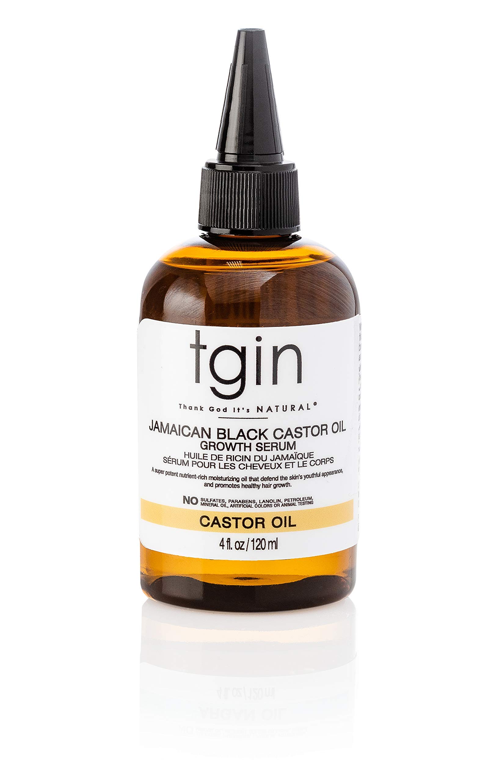 Thank God It's Natural Tgin Jamaican Black Castor Oil Hair Body Serum 4 oz