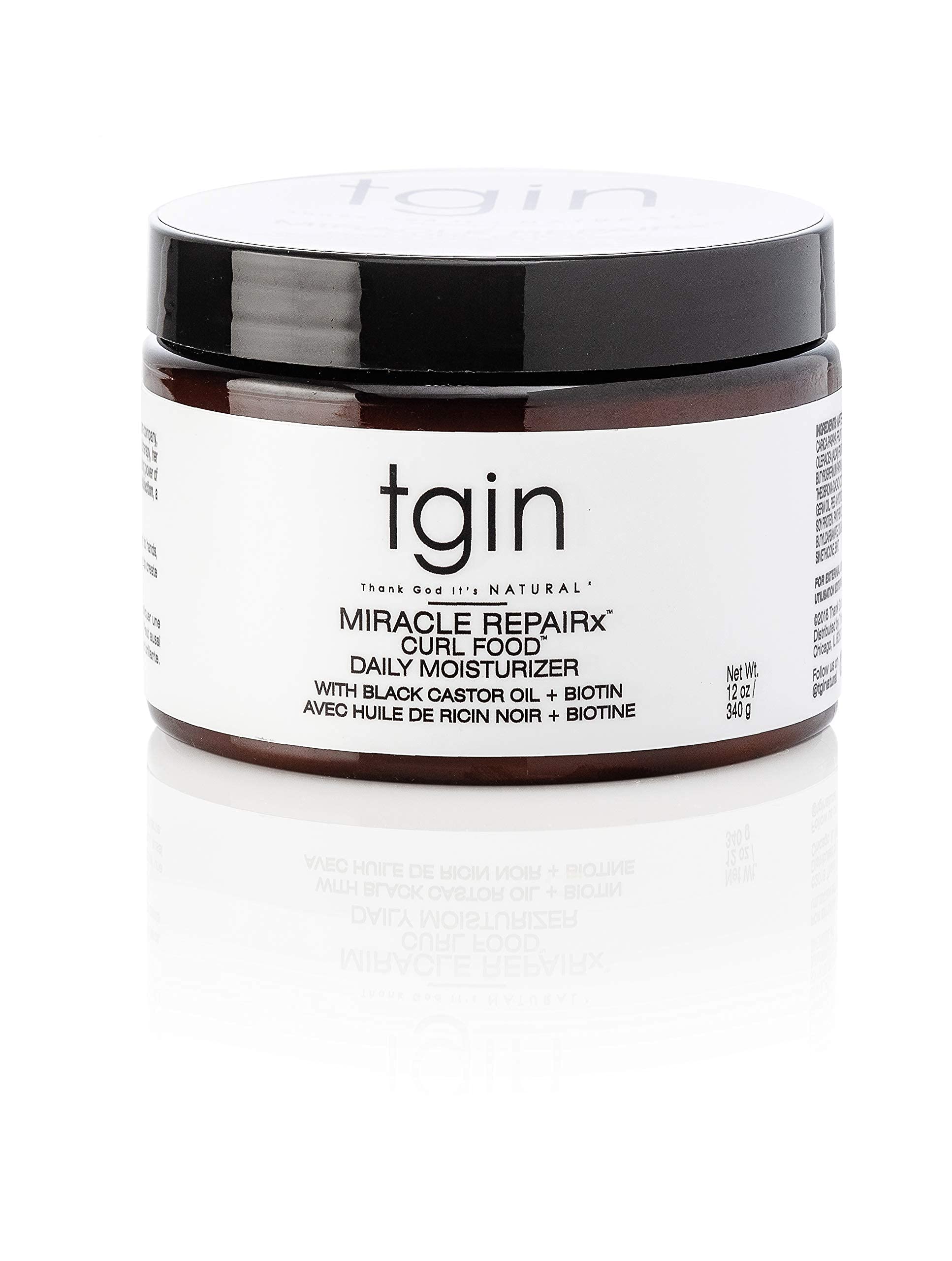 Tgin Miracle Repairx Curl Food Daily Moisturizer for Curly Coily and Wavy Hair - Thumbnail 2