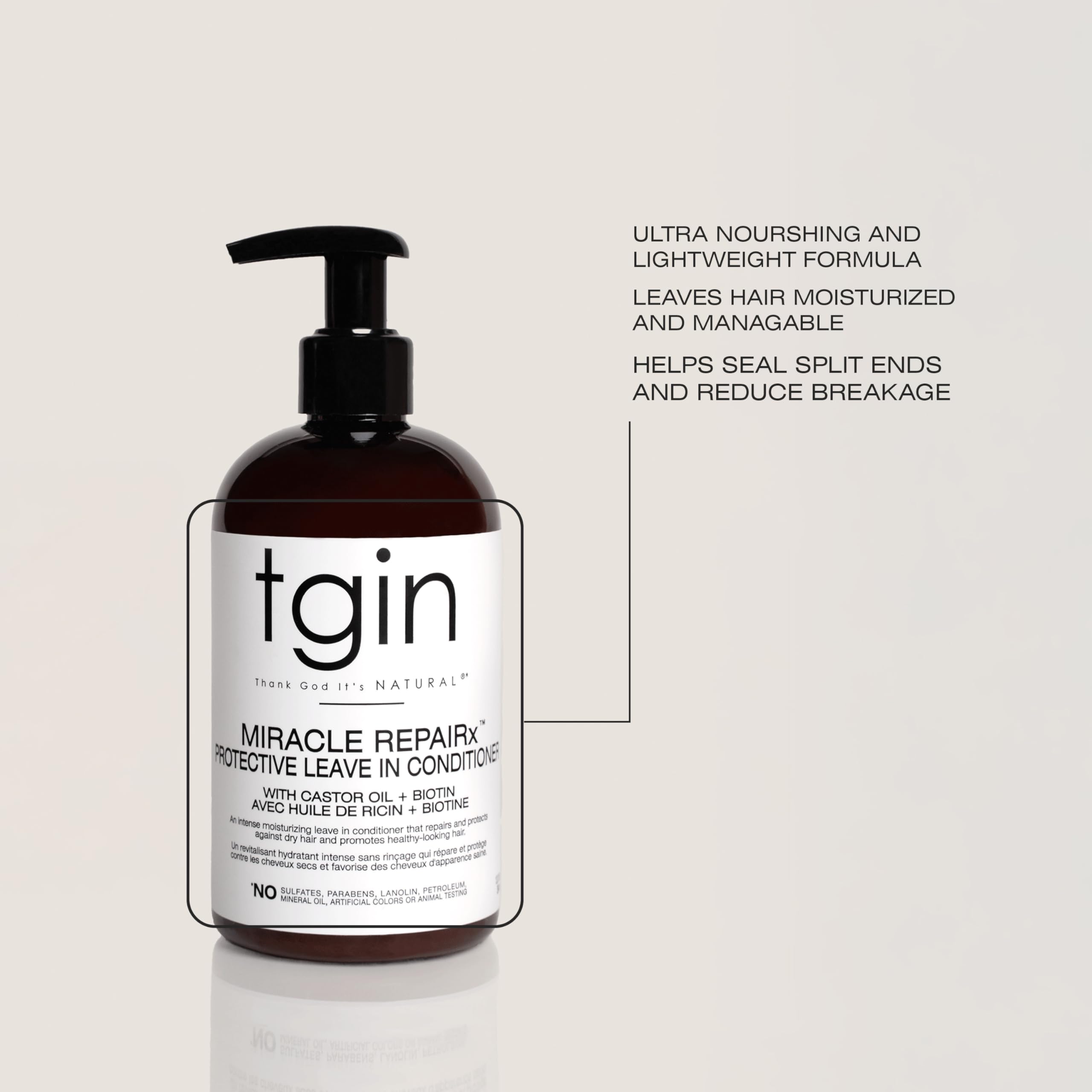 Thank God It's Natural Tgin Miracle Repairx Protective Leave In Conditioner for - Thumbnail 3