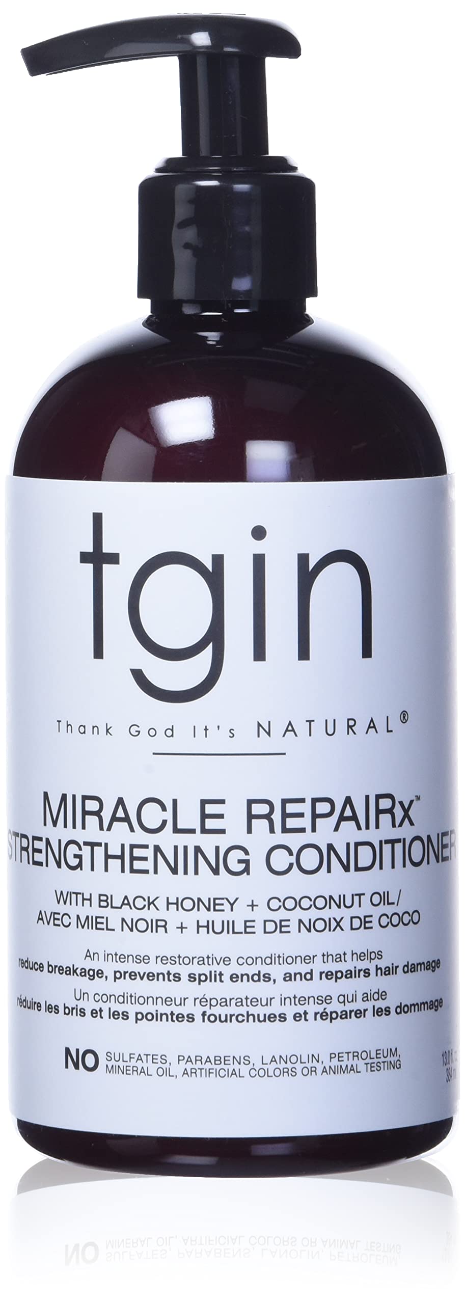 Tgin Miracle Repairx Strengthening Conditioner With Black Castor Oil Biotin