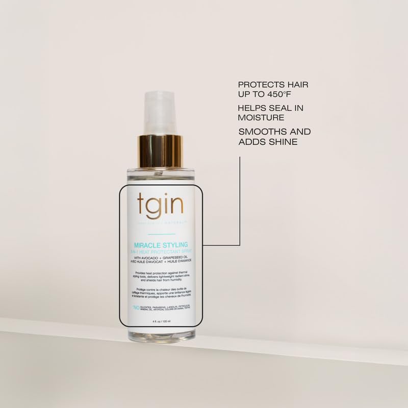 Tgin Miracle Styling 3 N 1 Heat Protection for Hair Lightweight Heat Protectant - Thumbnail 3