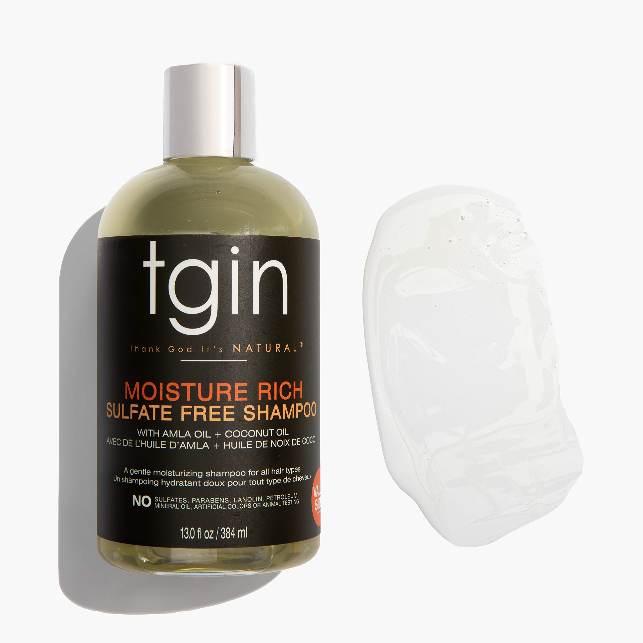 Tgin Moisture Rich Sulfate Free Shampoo for Natural Hair Dry Hair Curly Hair 13 - Thumbnail 2