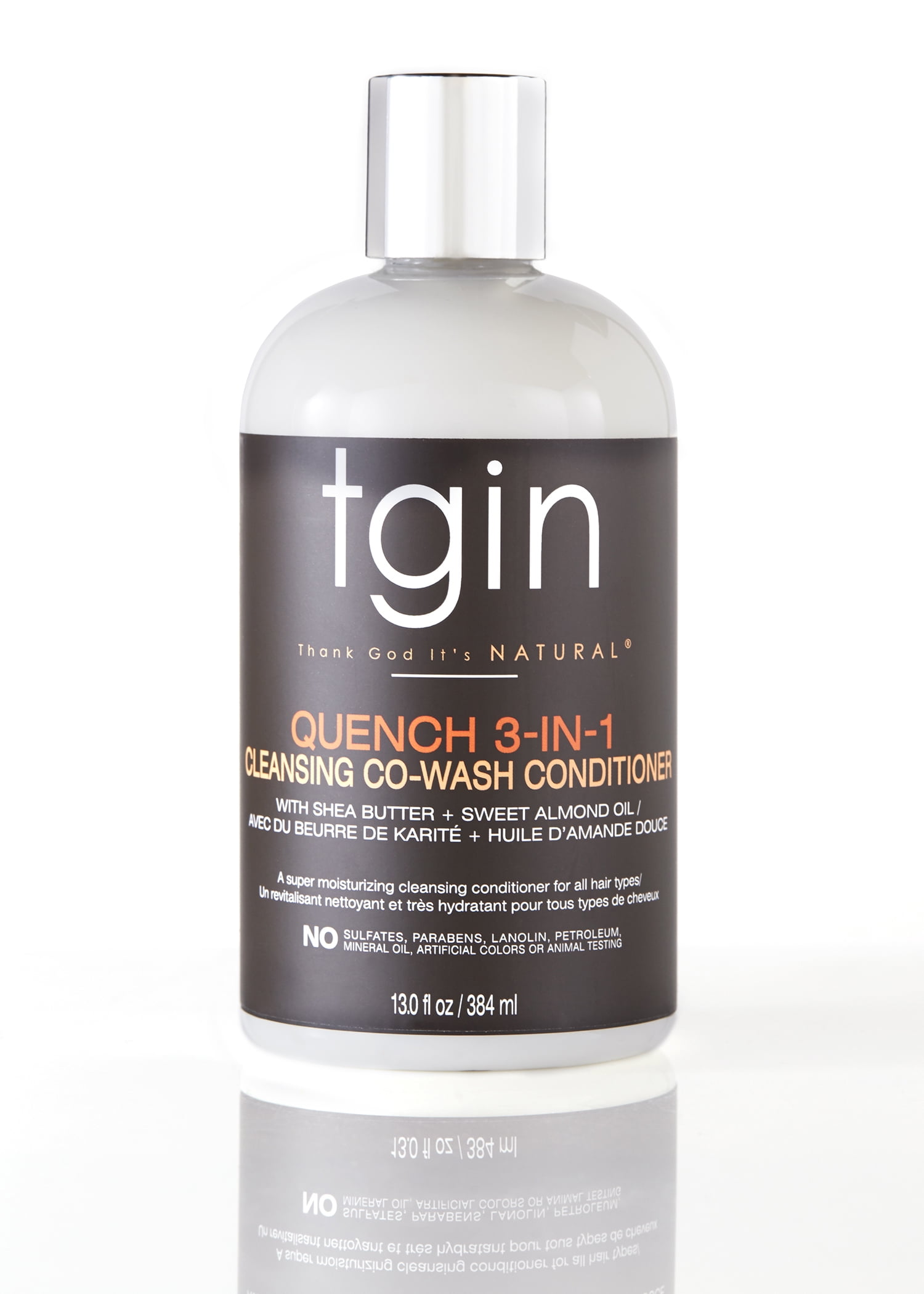 Tgin Quench 3 In 1 Co Wash Conditioner + Detangler Olive Oil Vitamin E 13 oz