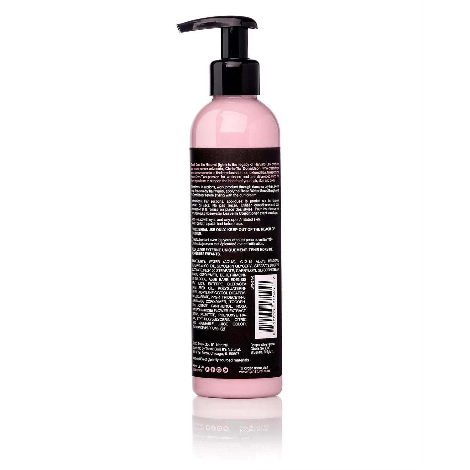 Texture Id Rose Water Hydrating Styling Lotion Hydrating Smooths Adds Volume 8 - Thumbnail 2