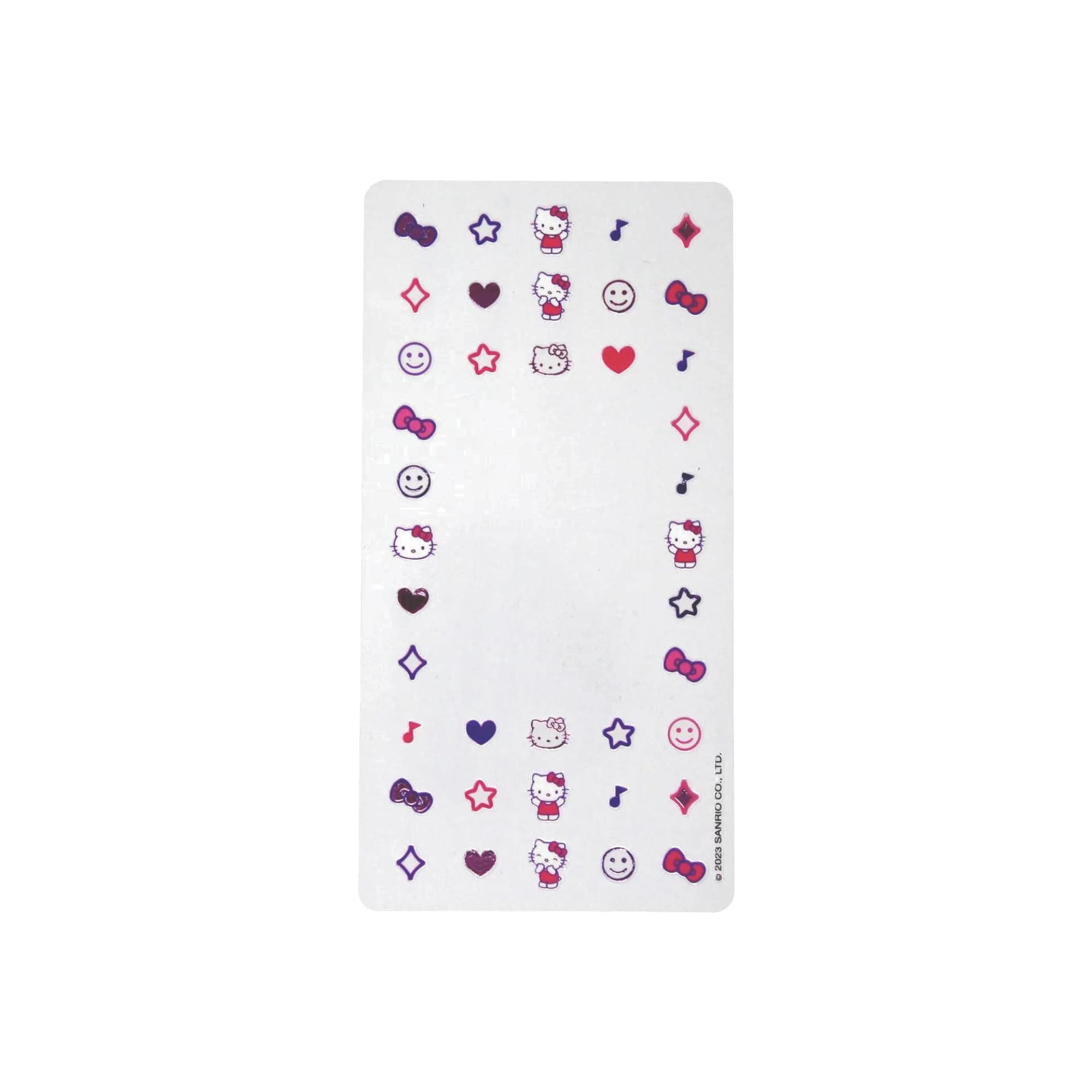 (6-pack) The Crème Shop X Hello Kitty (Purple) 50 Nail Decals + Clear Polish, Nail Stickers for Nail Art, Naik Kits - Thumbnail 3
