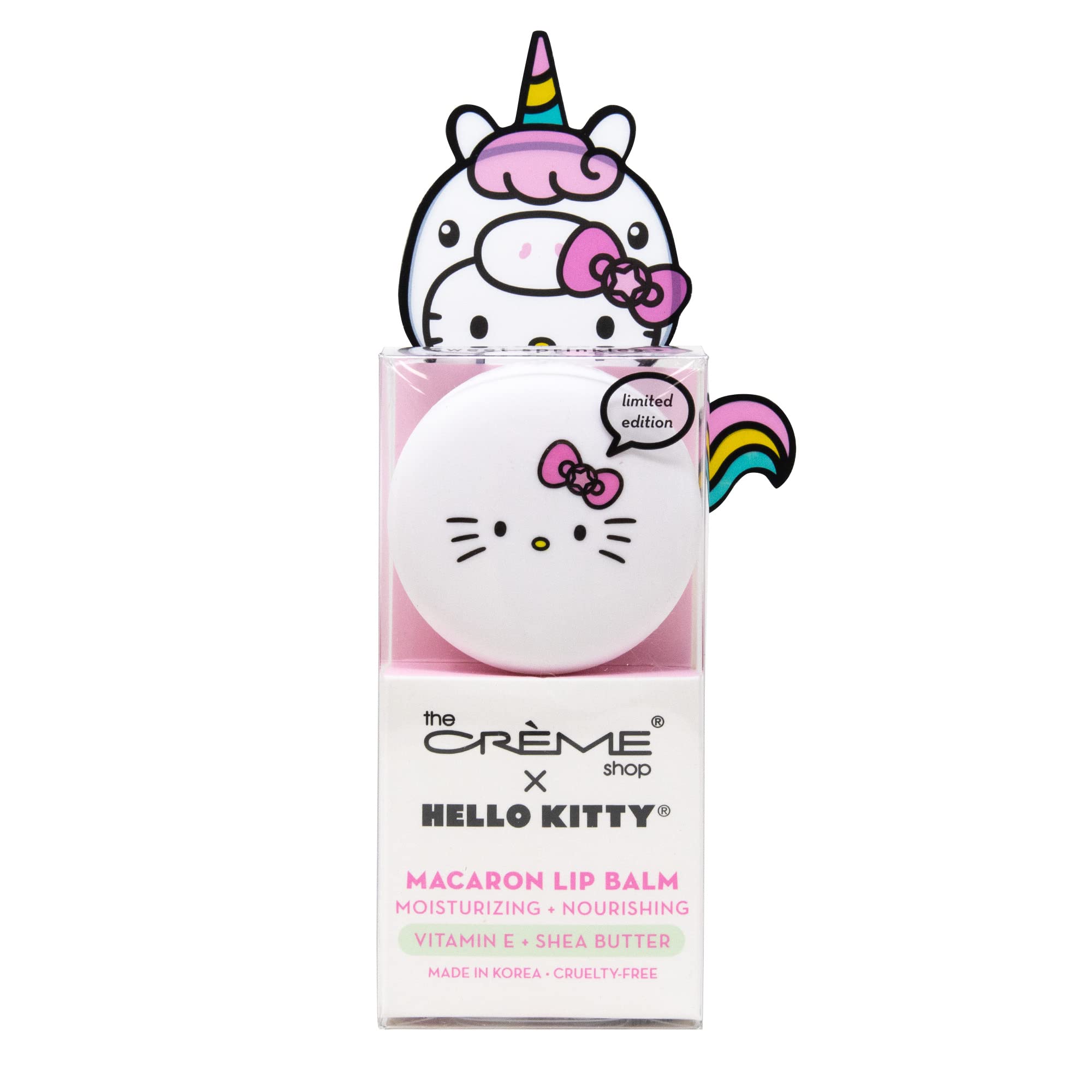 (6-pack) The Crème Shop x Hello Kitty Macaron Lip Balm - Sweet Sprinkles