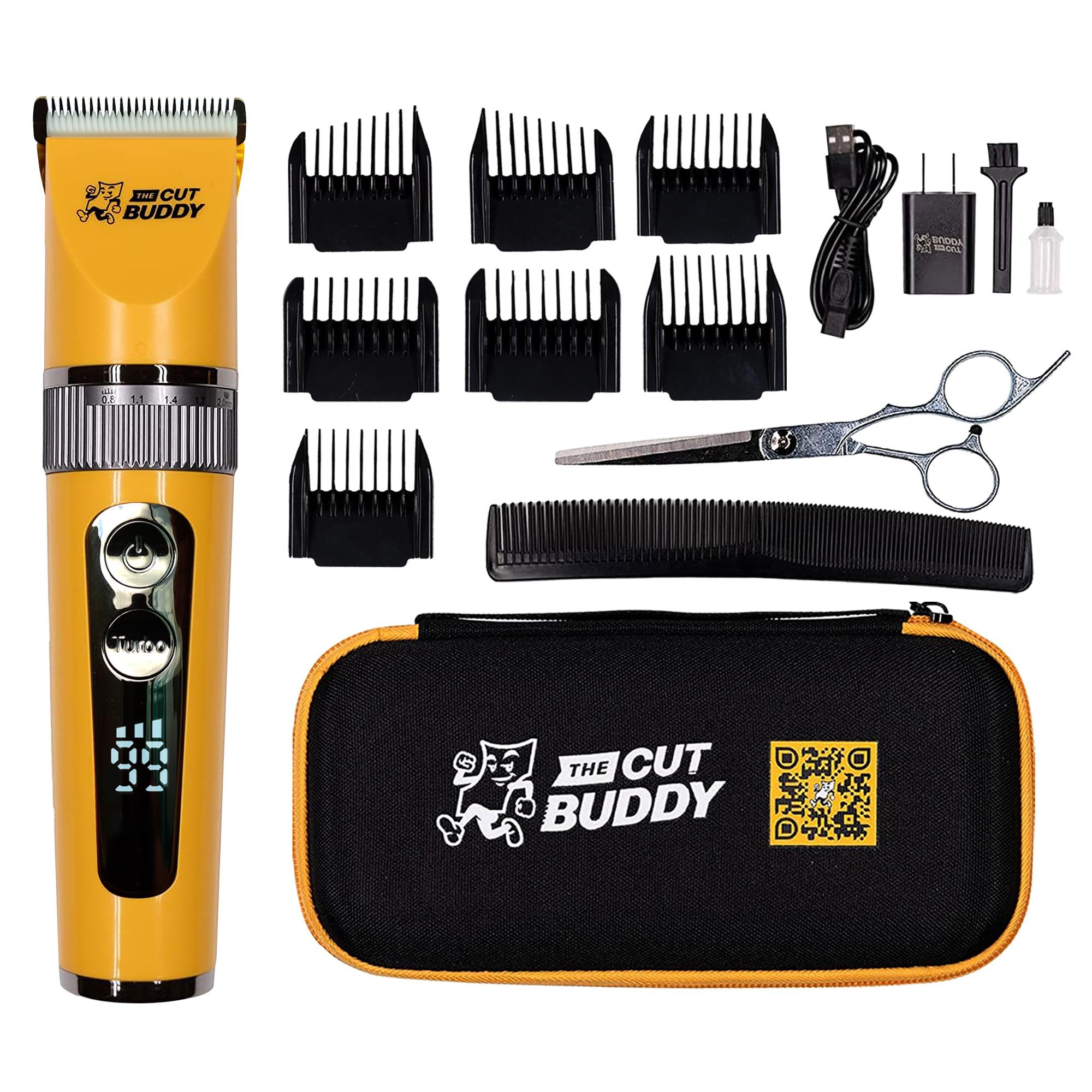 The Cut Buddy Clipper Grooming Set Cordless Hair Beard Trimmer With Ceramic