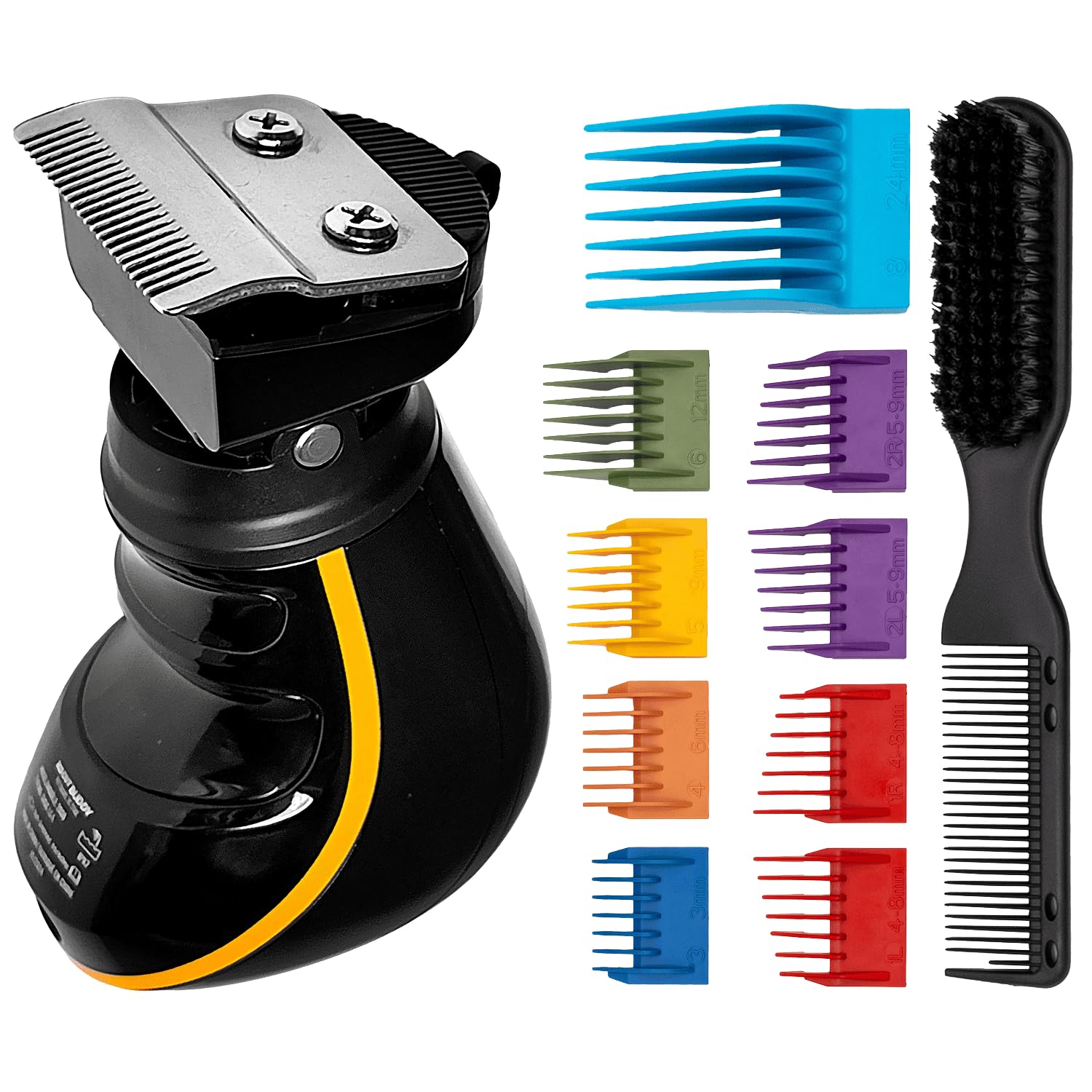 Buzz Buddy 360° Clipper Swivel Head Grooming Tool Ceramic Blade Quiet 7000 Rpm