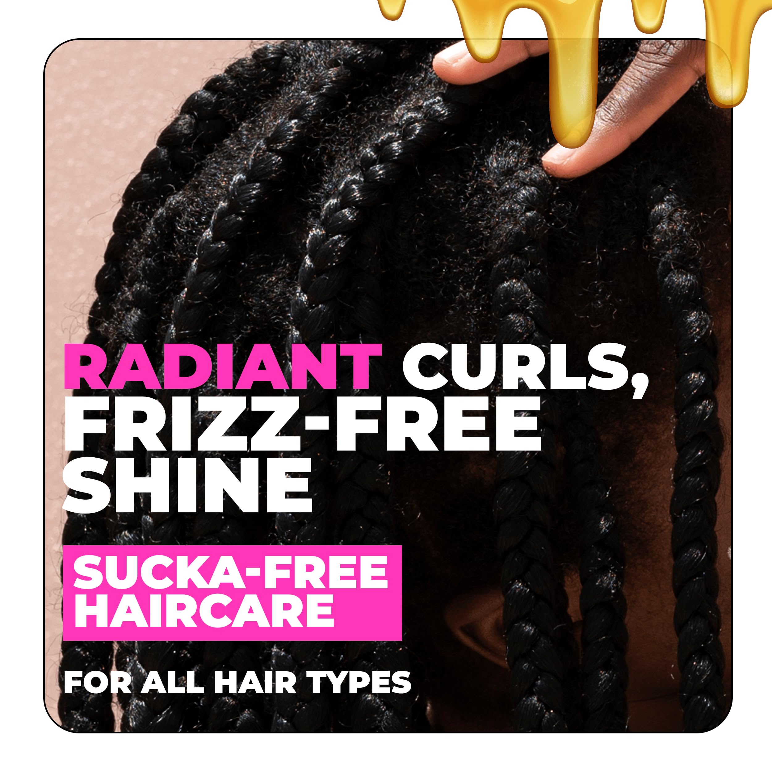 The Doux Edge Control Braiding Gel for Natural Hair Push It! Braid Edge Gel for - Thumbnail 2