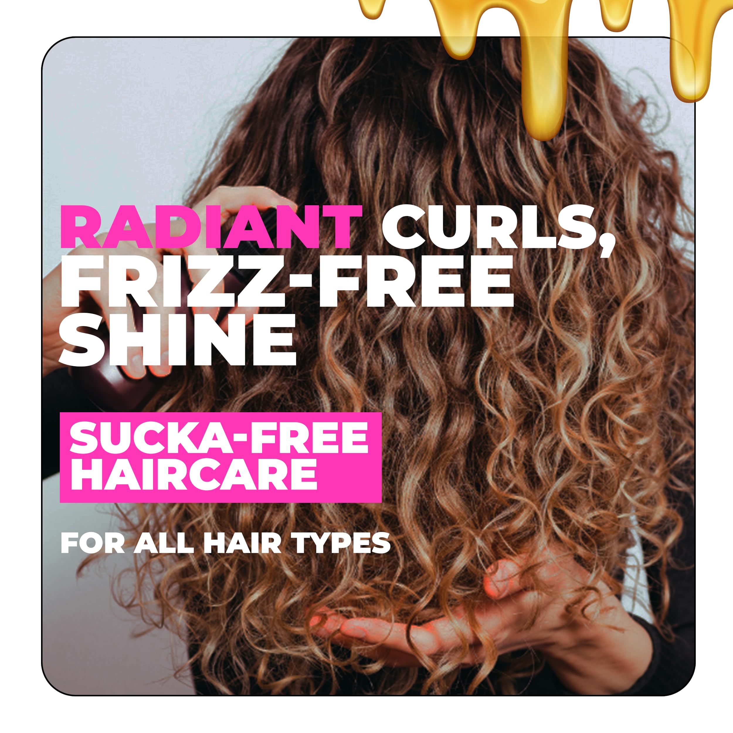 The Doux Mist Demeanor Shine Mist for Curly Hair Heat Protection With Cationic - Thumbnail 2