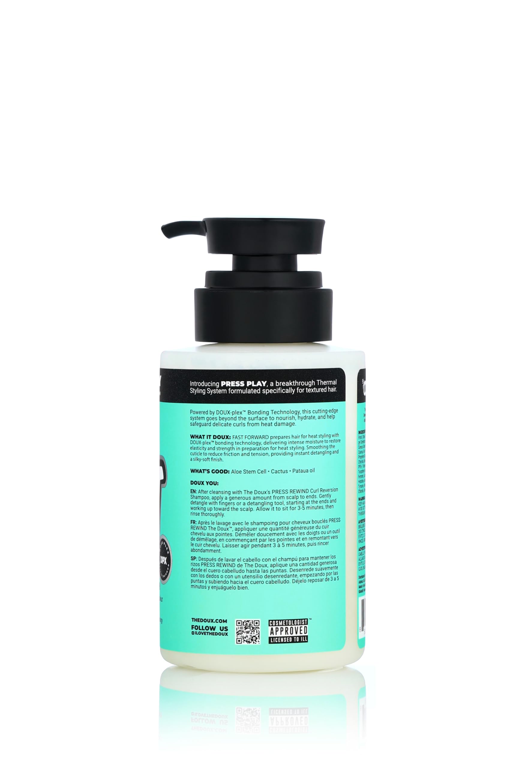 The Doux Fast Forward Heat Protectant Leave In Conditioner for Curly Hair Bond - Thumbnail 2