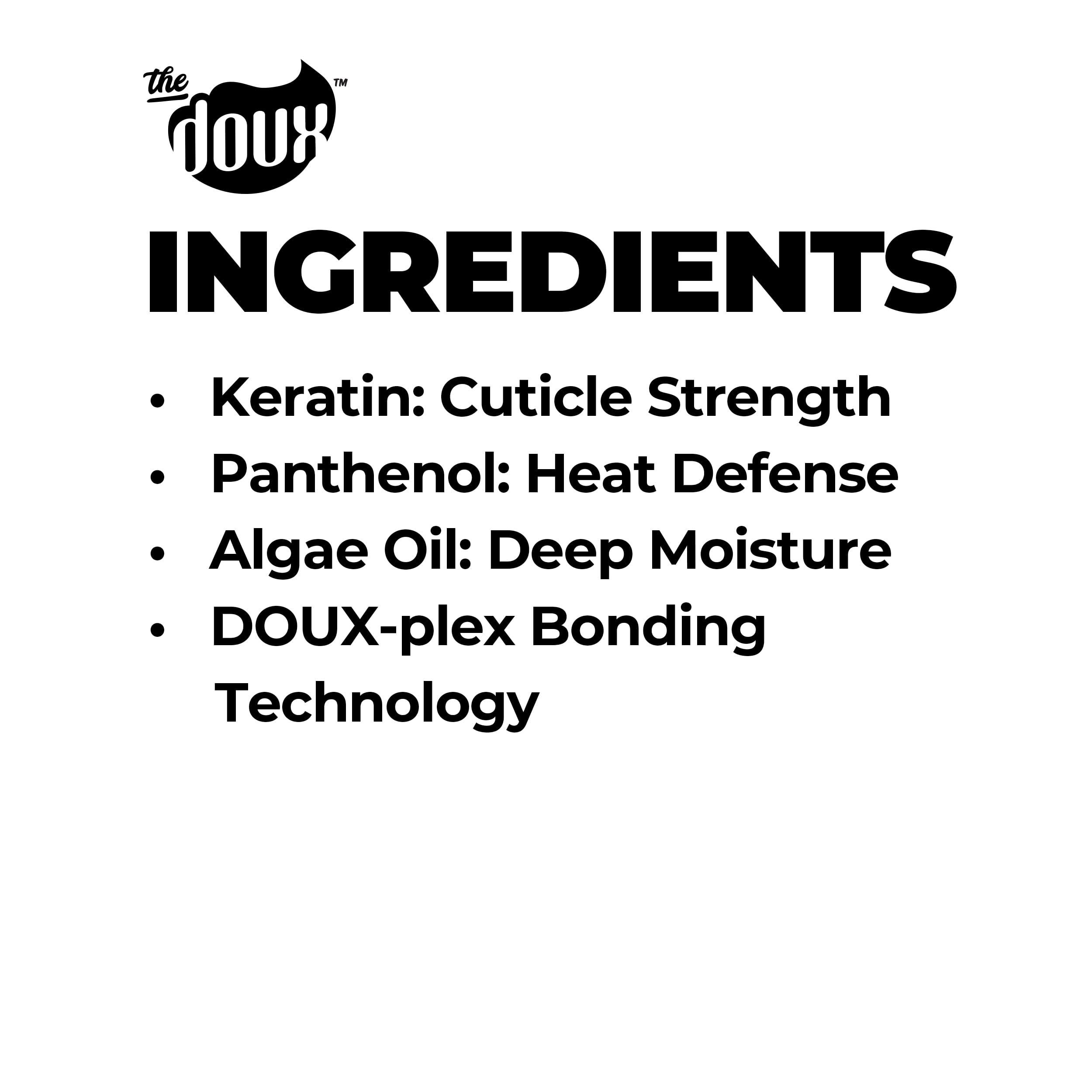 The Doux Just Glaze Silkening Blowout Primer Anti Frizz Heat Protectant for - Thumbnail 3