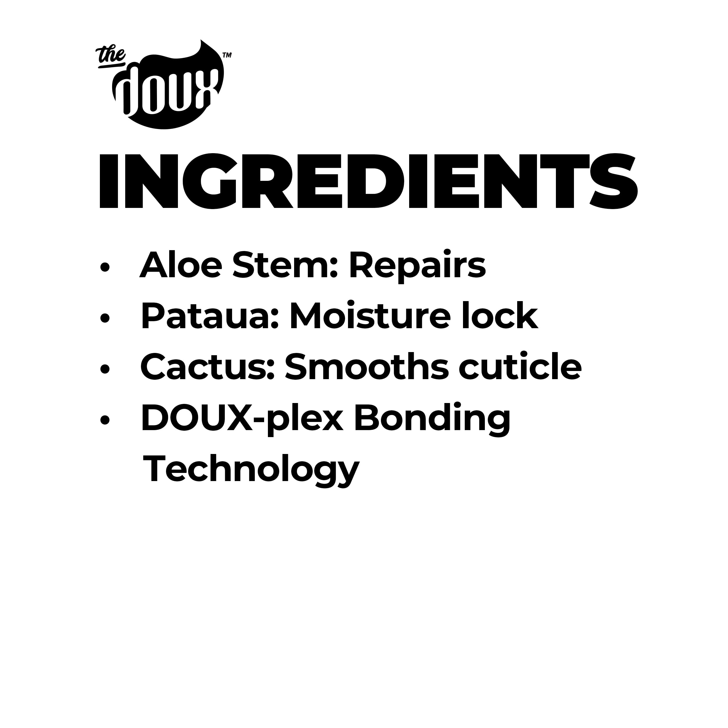 The Doux Press Rewind Curl Retention Shampoo for Curly Hair Anti Frizz - Thumbnail 3