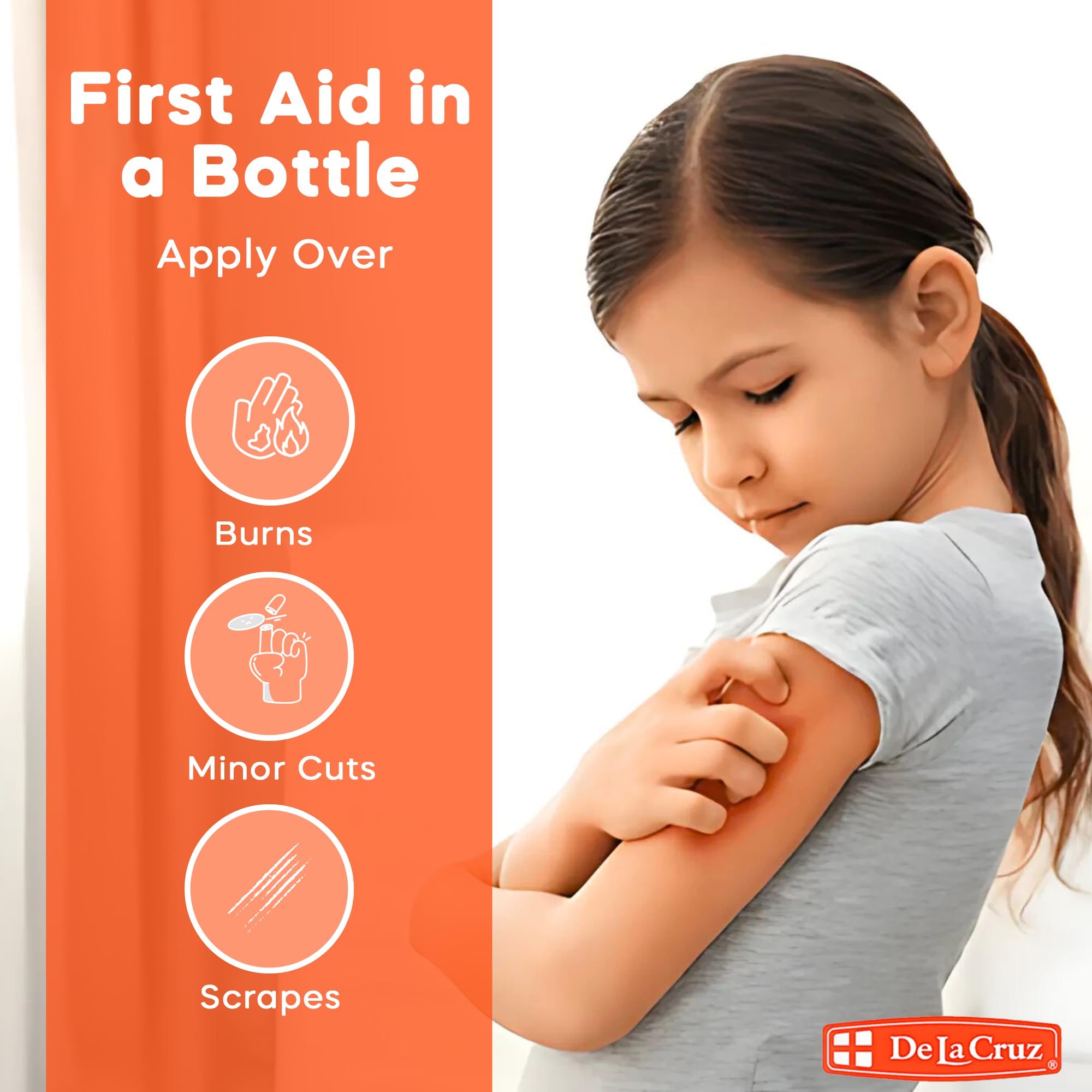 De la Cruz Merthiolate Tincture Antiseptic First Aid for Minor Cuts Scrapes and - Thumbnail 2