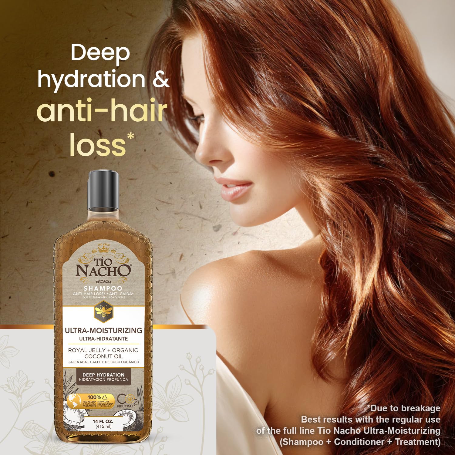 Tio Nacho Ultra Hydration Shampoo With Coconut Oil Royal Jelly Hydrating - Thumbnail 3