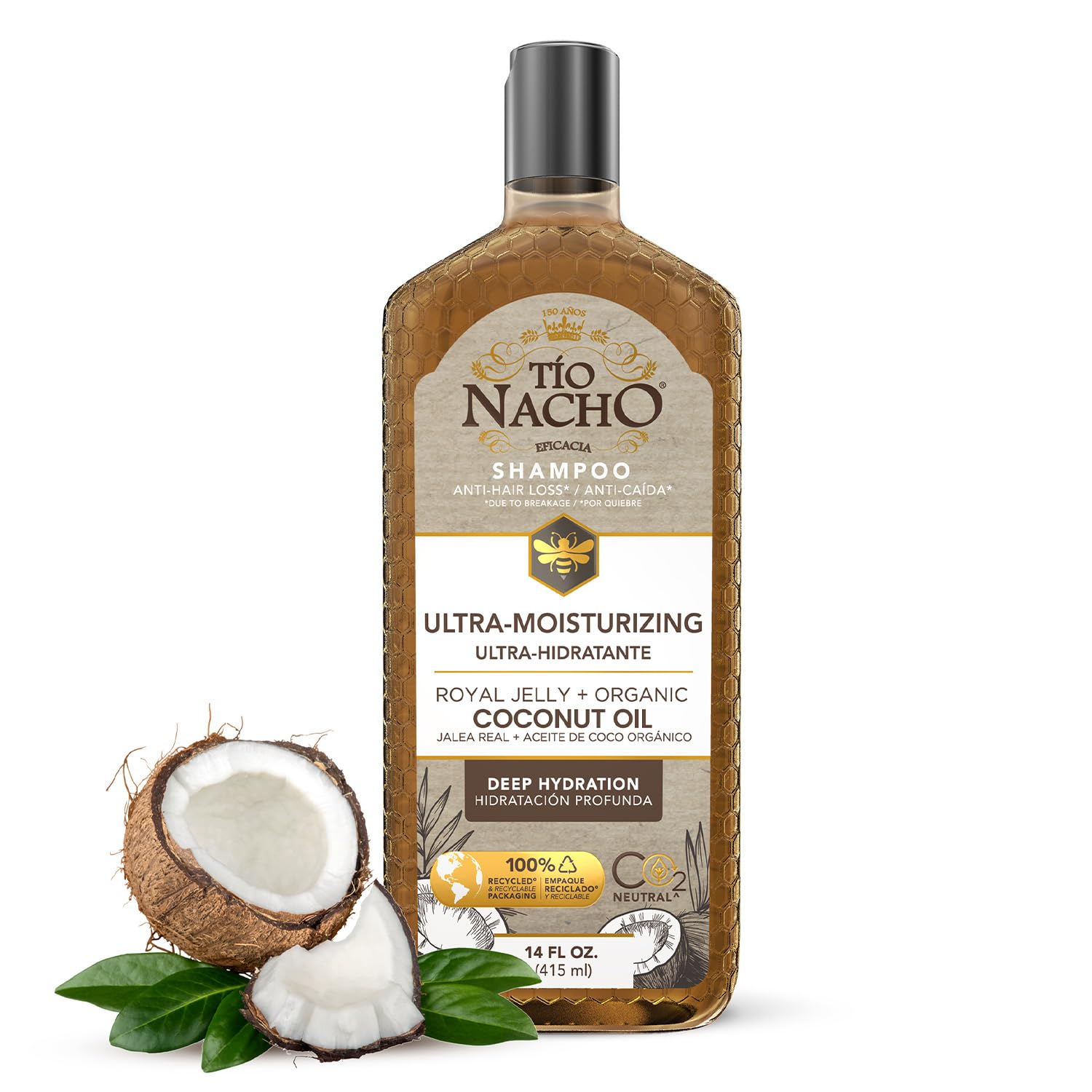Tio Nacho Ultra Hydration Shampoo With Coconut Oil Royal Jelly Hydrating