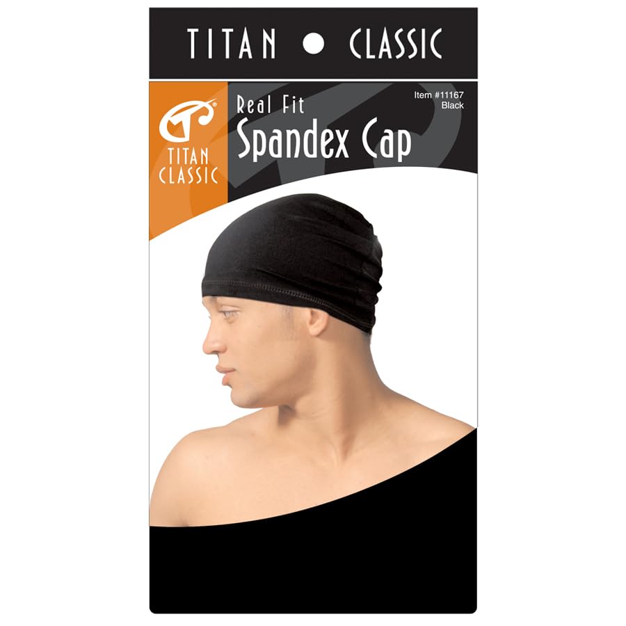 Titan Real Fit Spandex Cap Comfort Fit Ultra Stretch Dome Cap With Breathable - Thumbnail 2