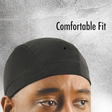 Titan Spandex Dome Cap Blk11664 - Thumbnail 3