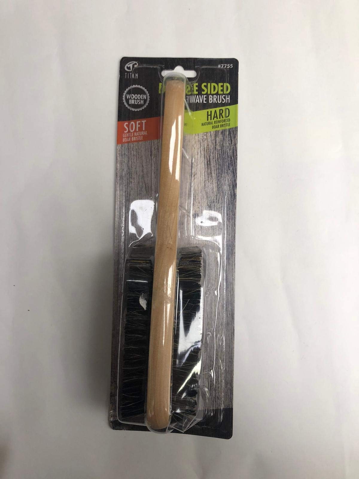 Titan Classic Double Sided No. 7755 Wave Hair Brush Tan - Thumbnail 2