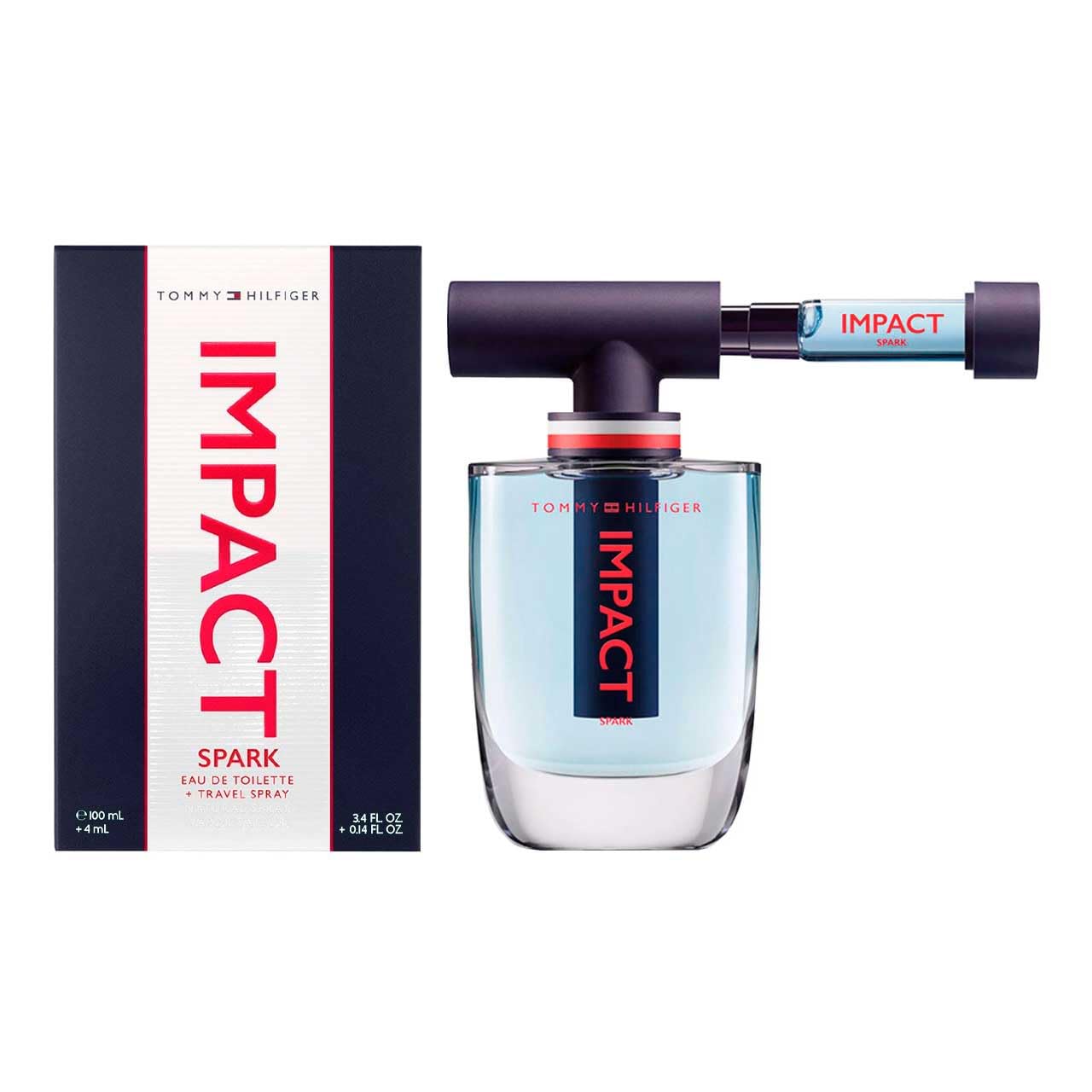 [Set] Tommy Hilfiger Impact Spark EDT 100 ml (3.4 oz) - Image 1