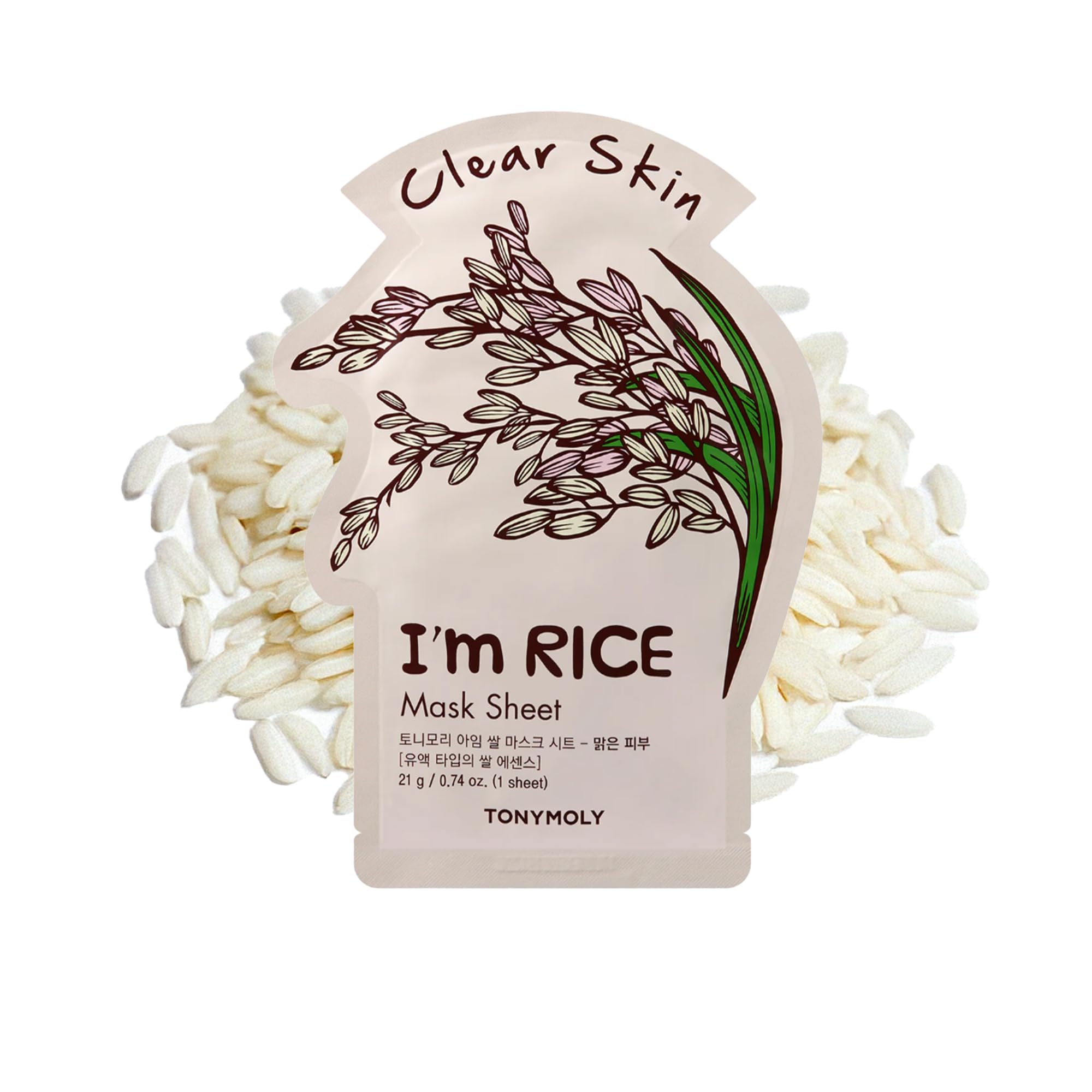 Tonymoly I’m Rice Sheet Mask Korean Skincare Face Mask for Hydration